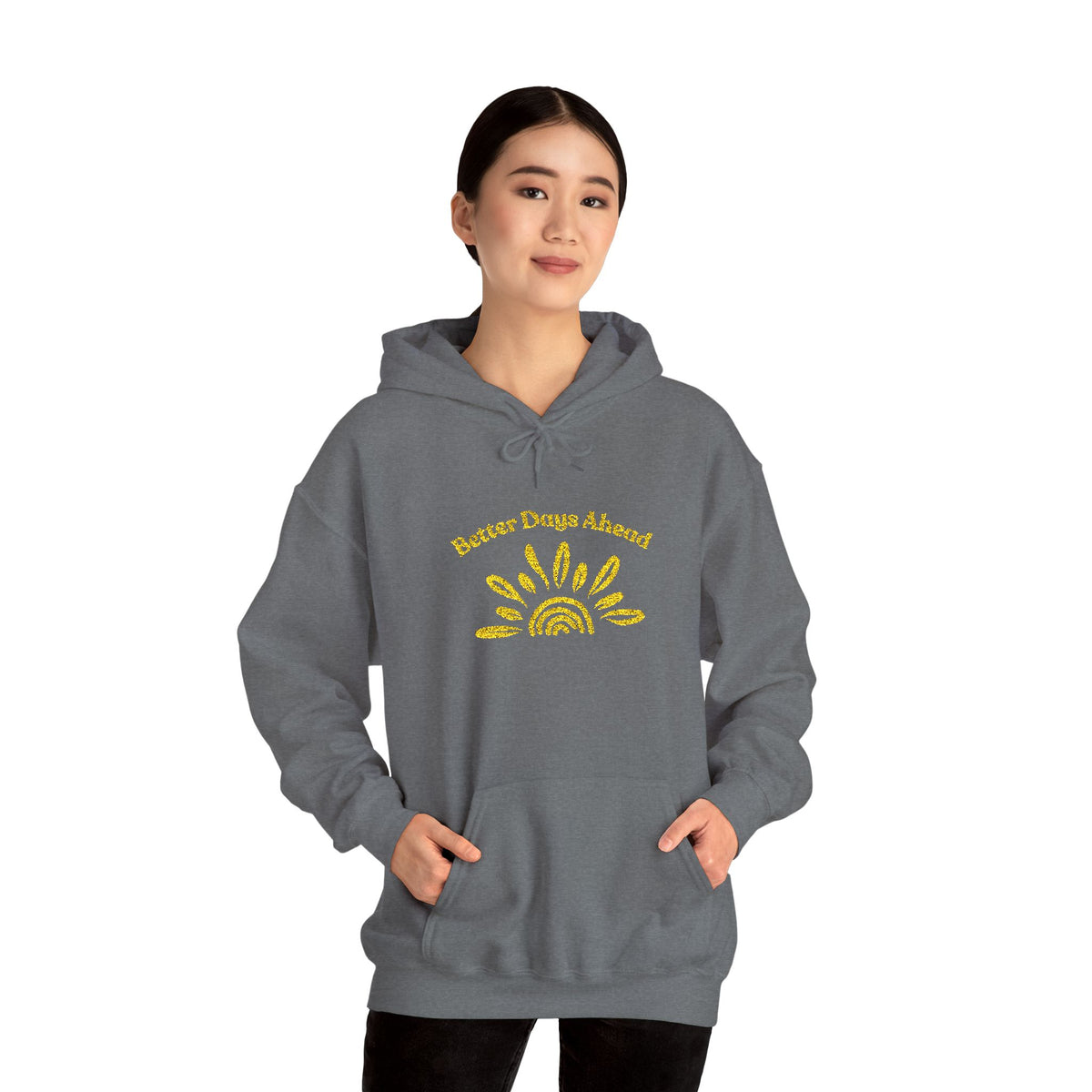 ‘Better Days Ahead’ Embroidered Hoodie