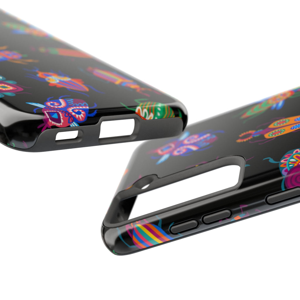 Phone Case | Neon Beetle Pattern Tough Protective Cover
