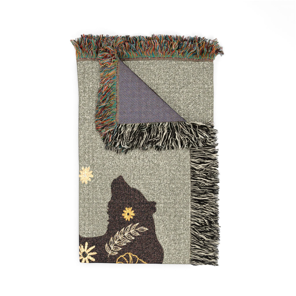 Cozy Woven Throw for Mama Bears