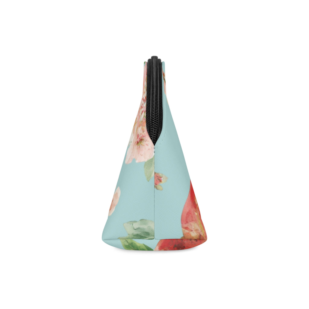 Cosmetic Pouch | Watercolor Fruit and Blossoms Makeup Bag