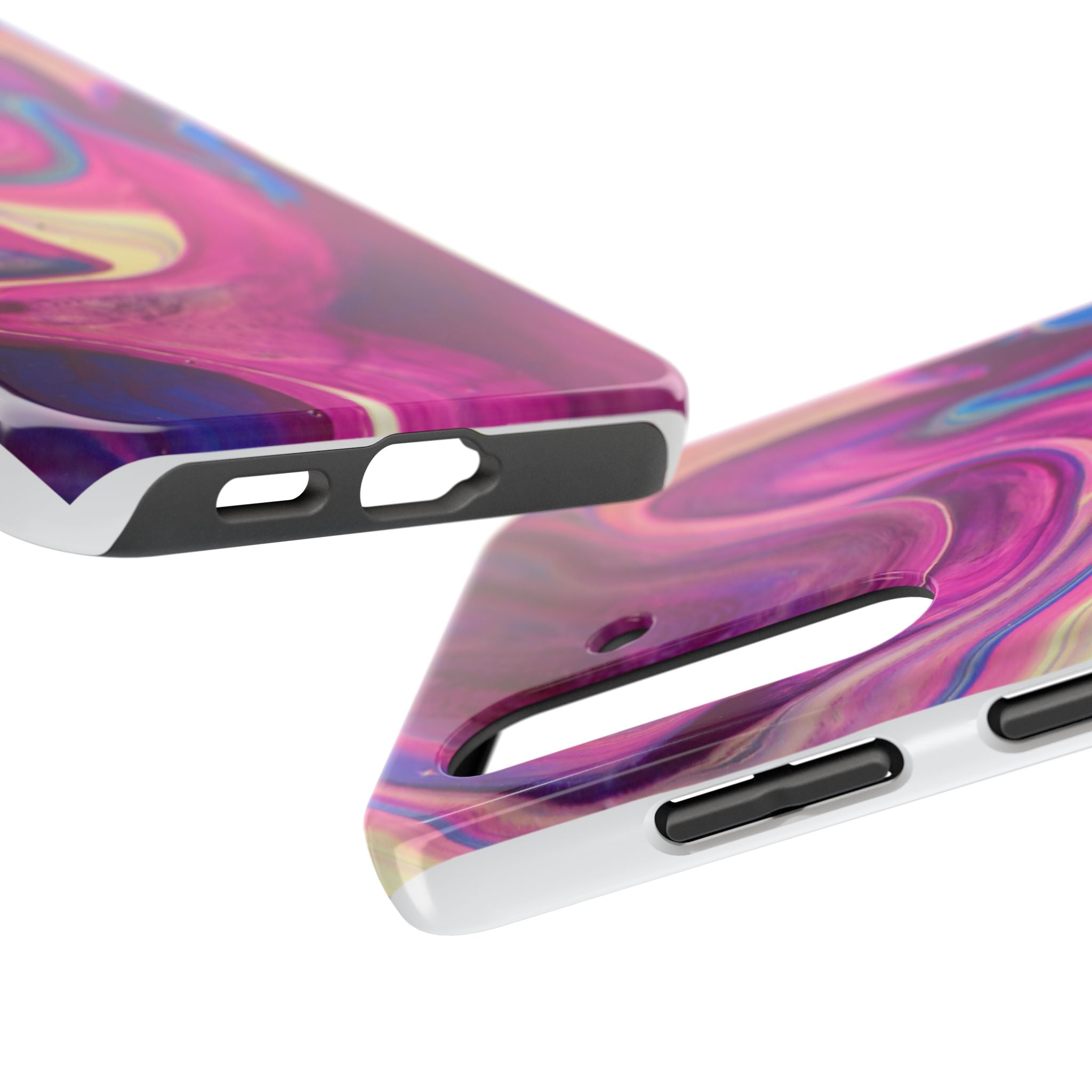 Phone Case | Protective Artistic Paint Pour Design