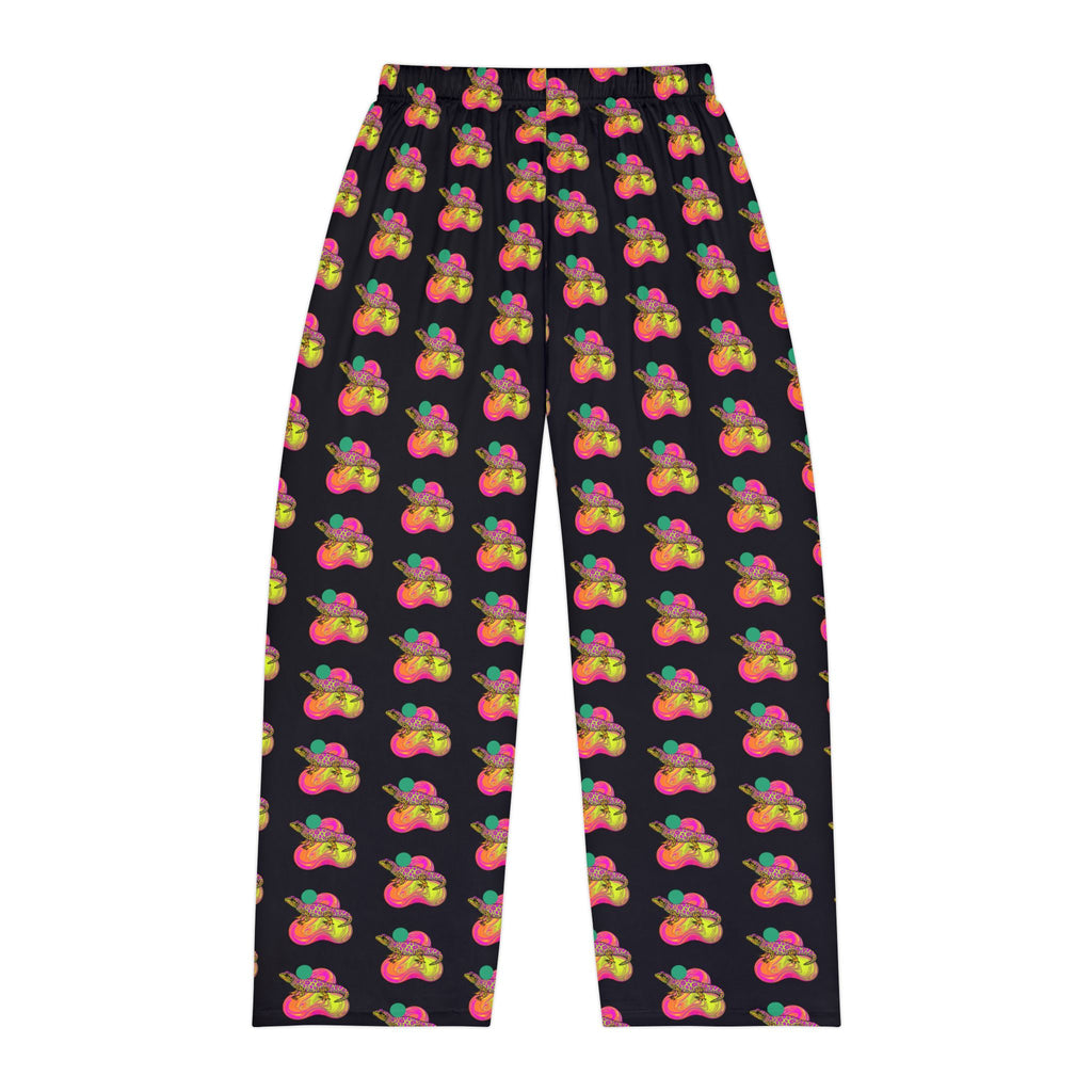 Neon Leopard Gecko Pajama Pants