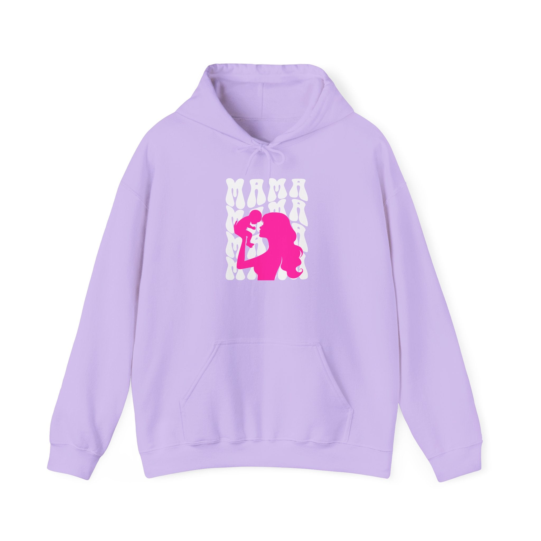Hoodie | 'Mama' & Silhouette Pink Graphic