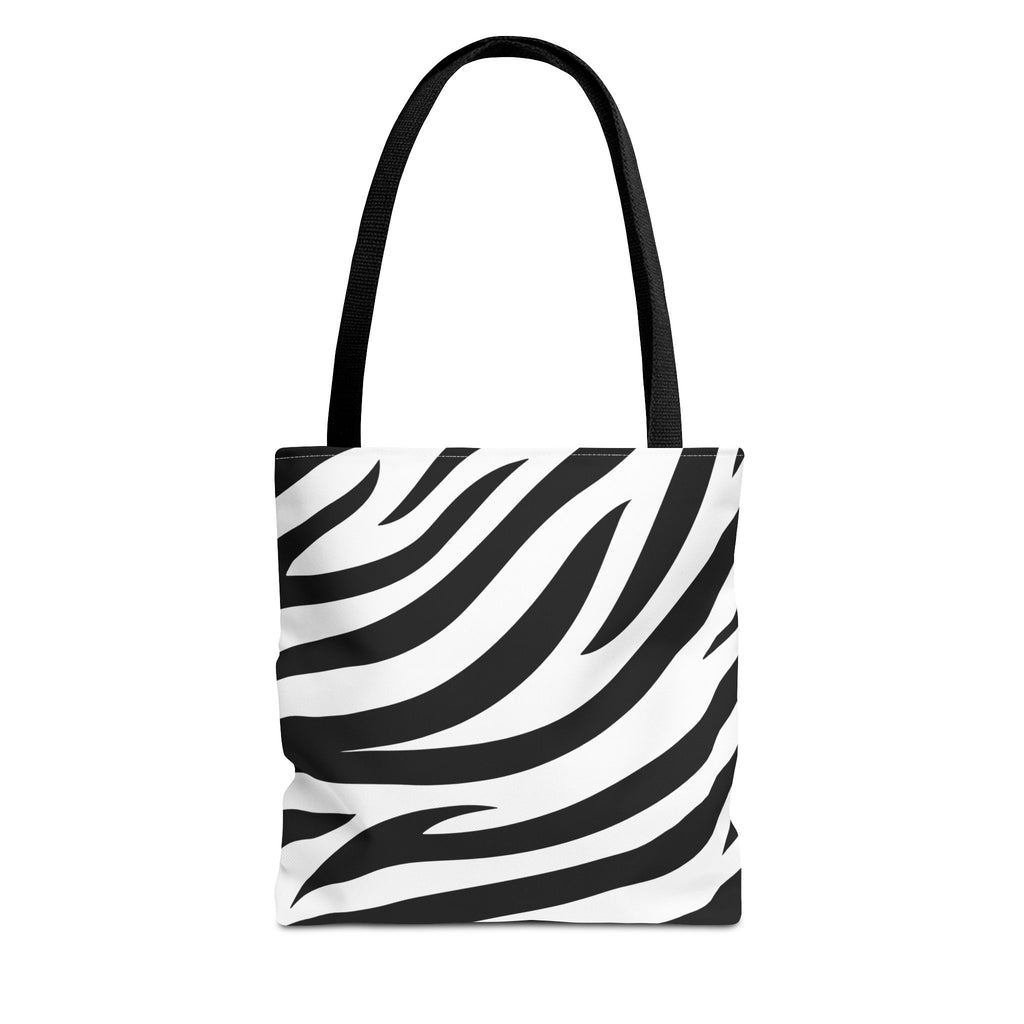 Tote Bag — Black & White Zebra Print  Fashion Tote