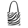 Tote Bag — Black & White Zebra Print  Fashion Tote