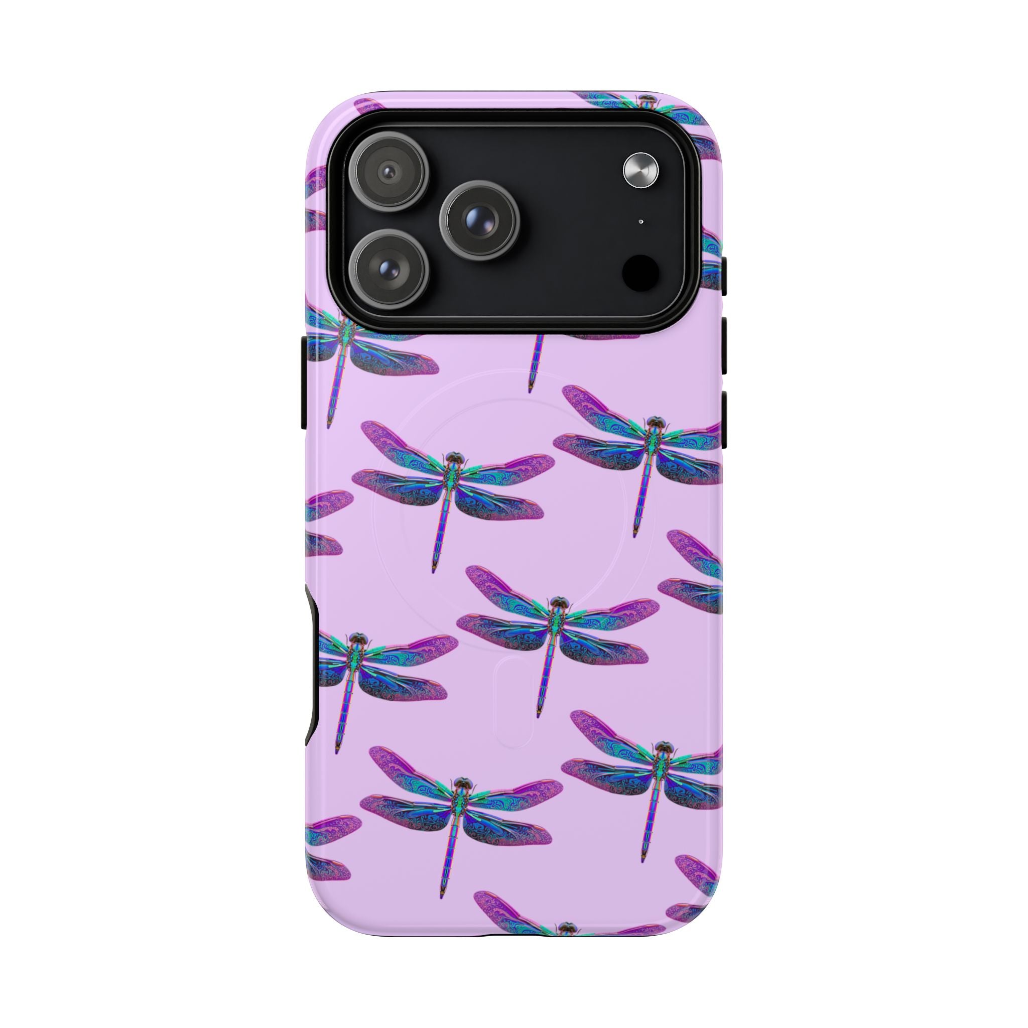 Phone Case | Blue Purple Dragonfly Tough Magnetic Case
