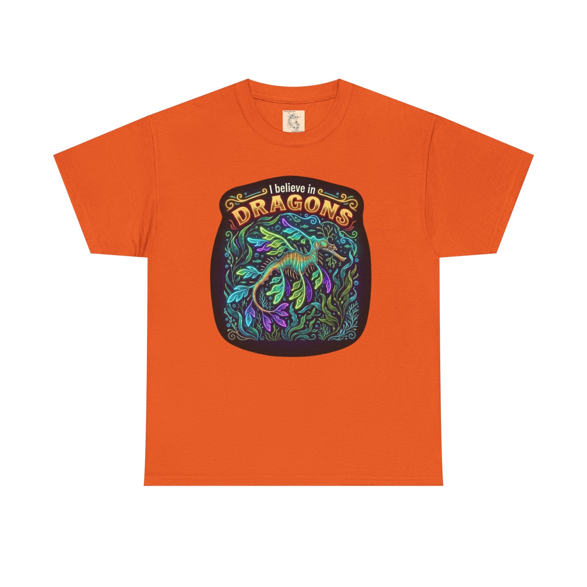 T-Shirt | 'I Believe in Dragons' Colorful Graphic Tee