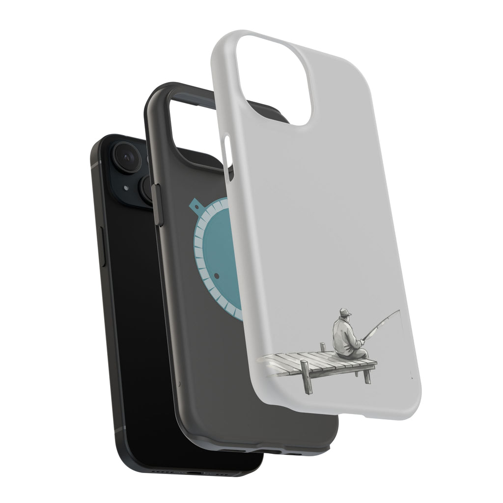 Phone Case | Fishing Dock Minimalist Magnetic Impact-Resistant Case