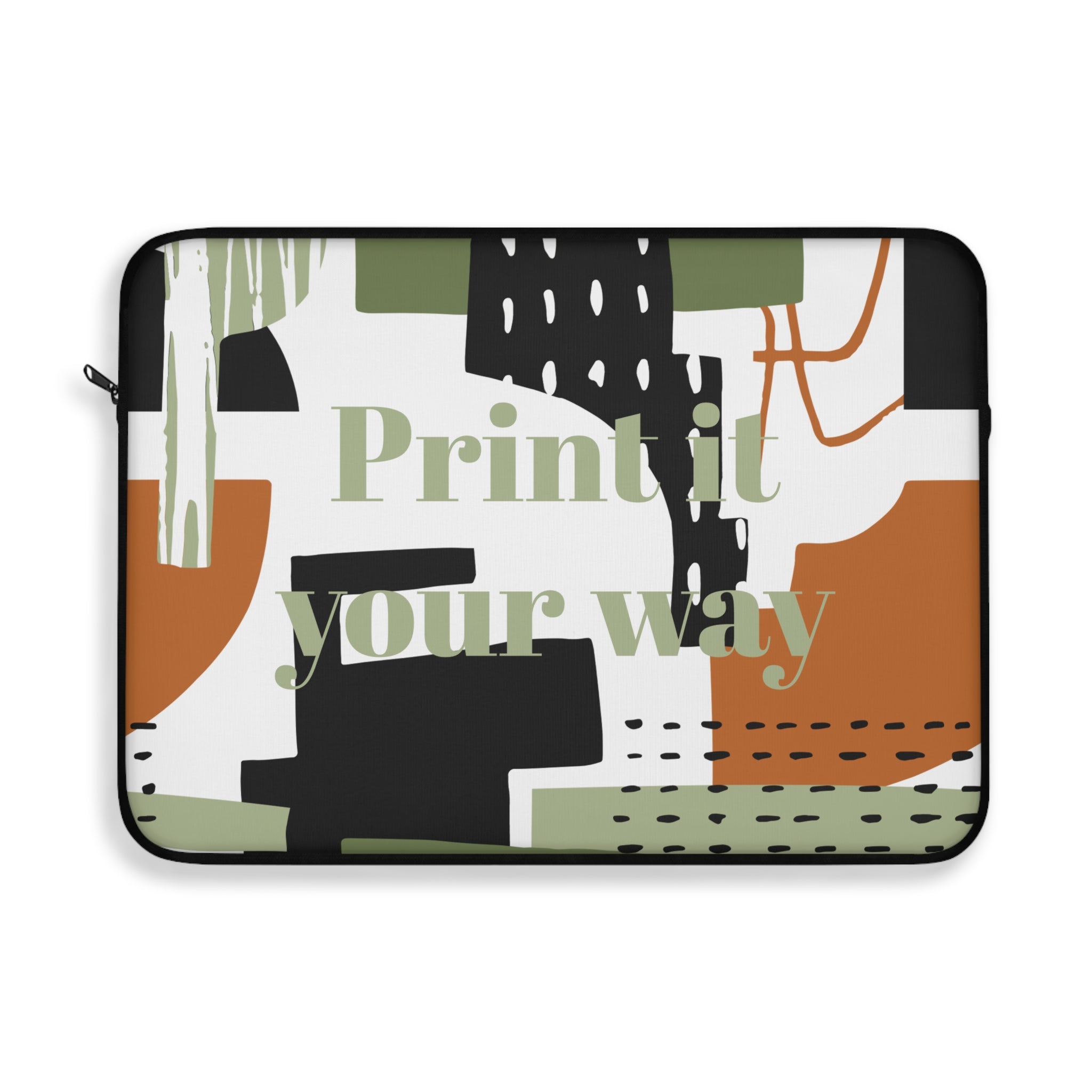 Laptop Sleeve | Customizable Abstract Geo Print