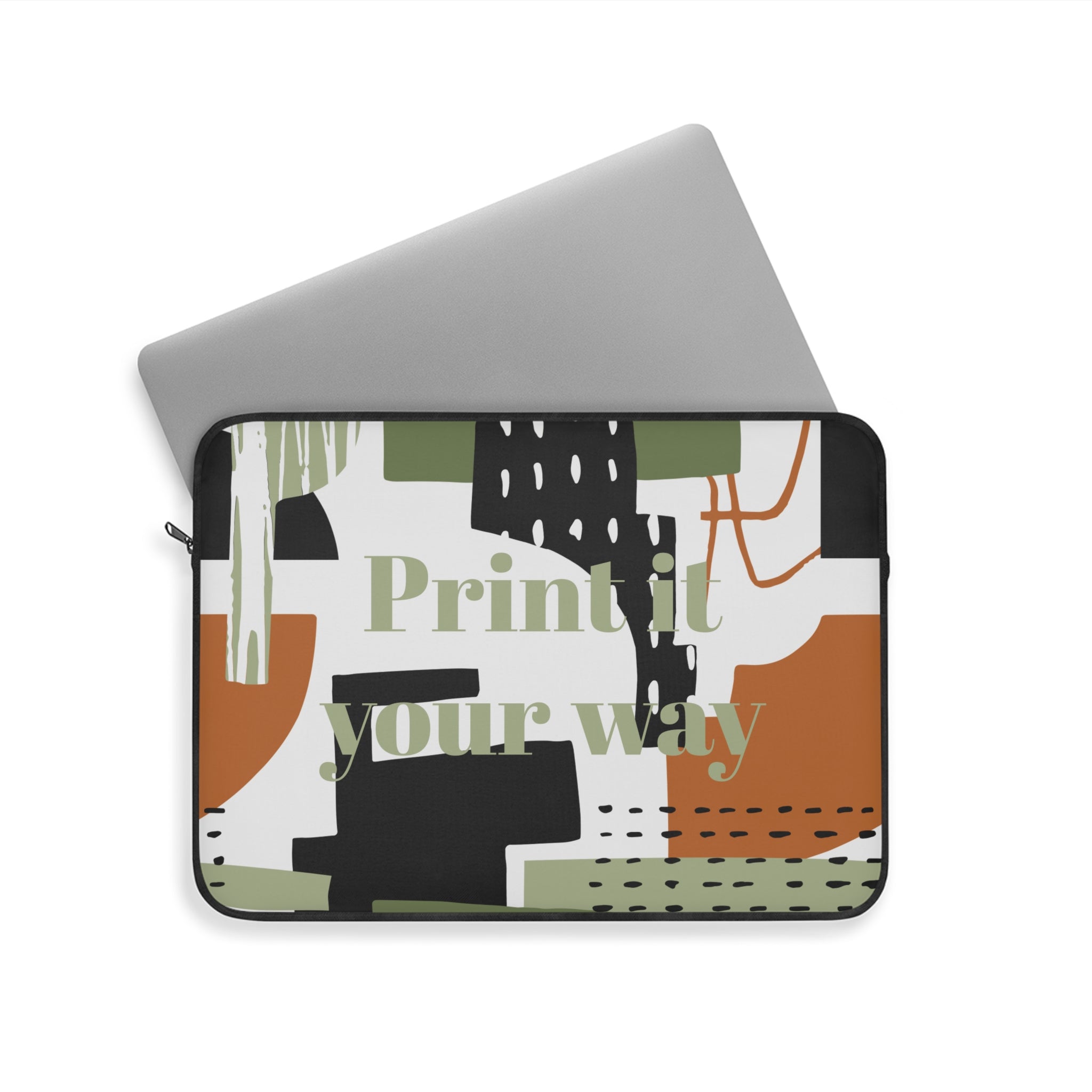 Laptop Sleeve | Customizable Abstract Geo Print