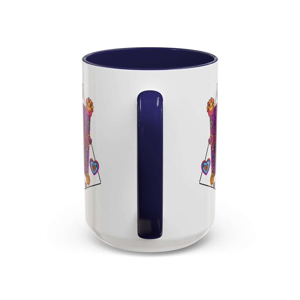 Coffee Mug | Psychedelic Lizards Accent Ceramic Mug