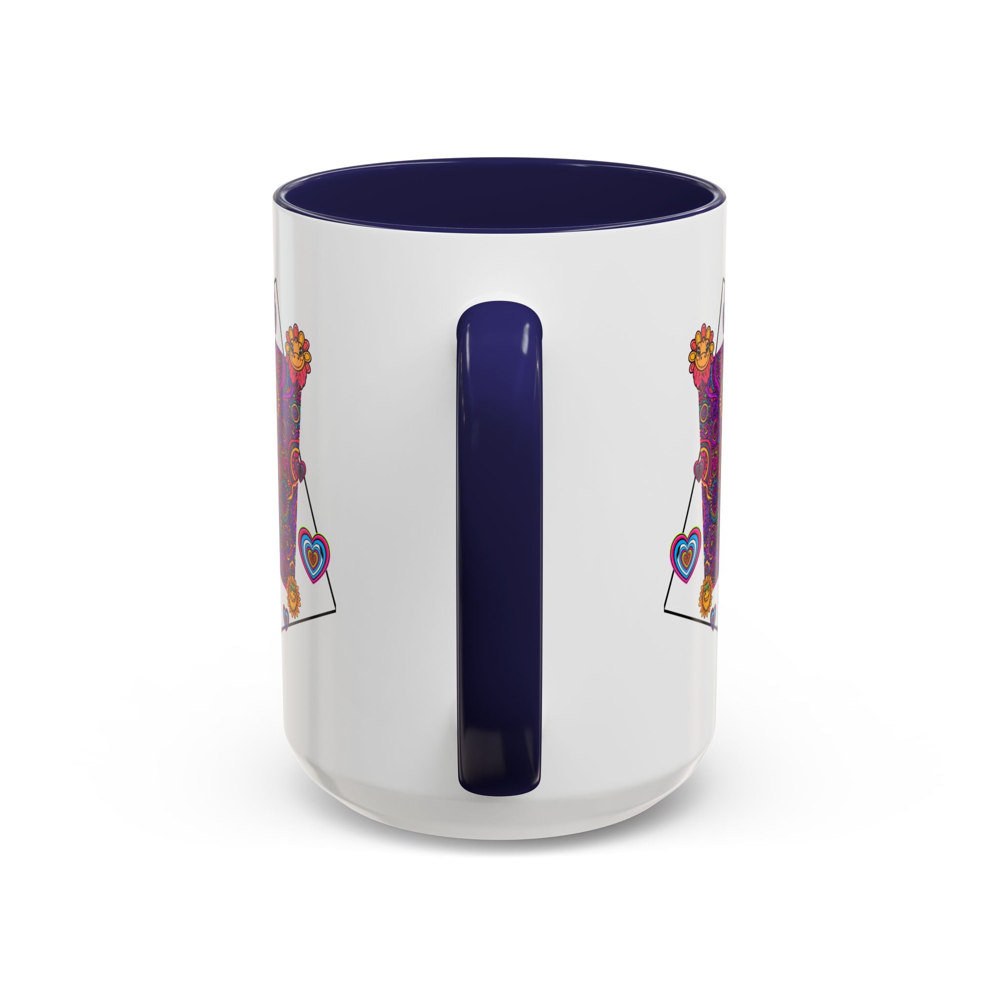 Coffee Mug | Psychedelic Lizards Accent Ceramic Mug