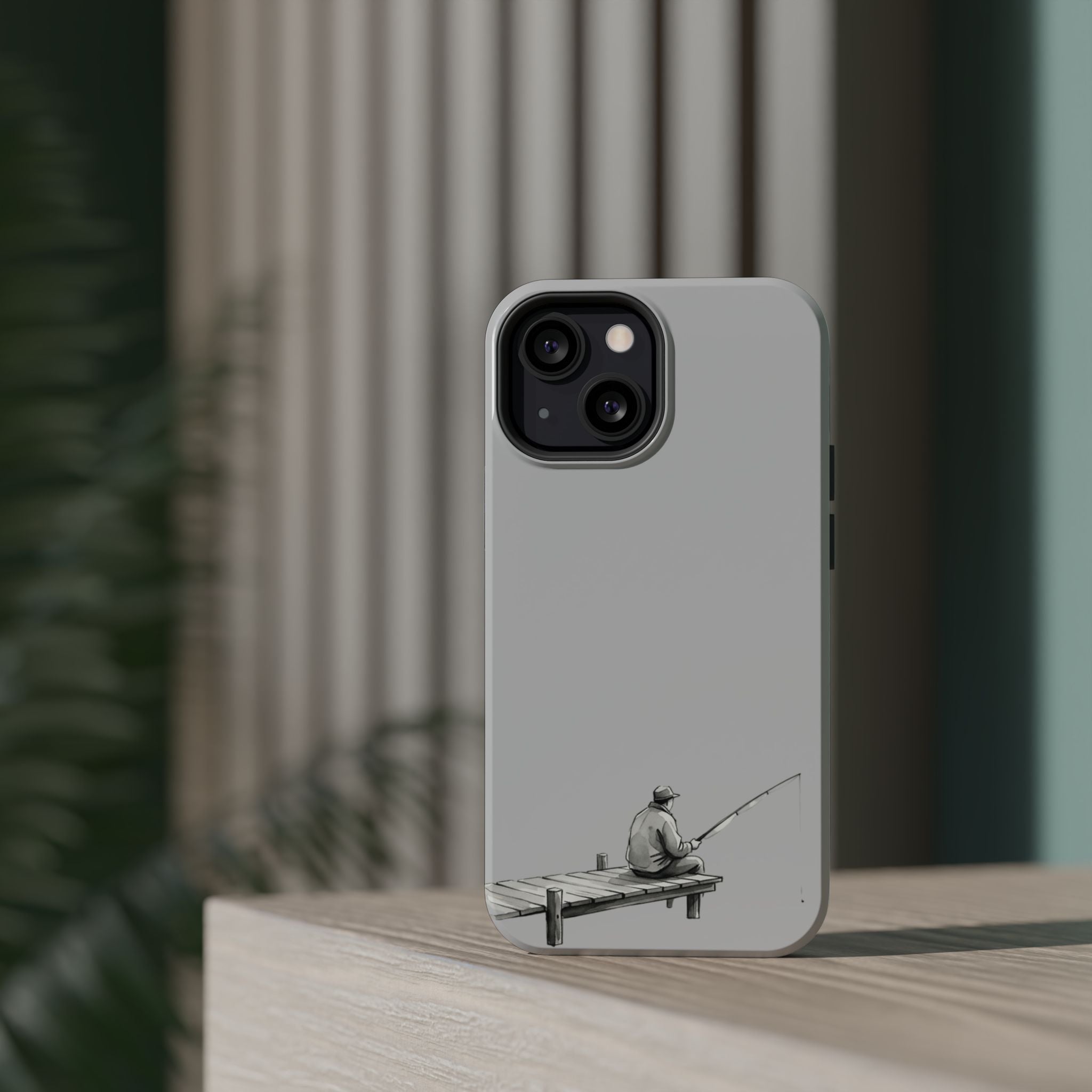 Phone Case | Fishing Dock Minimalist Magnetic Impact-Resistant Case