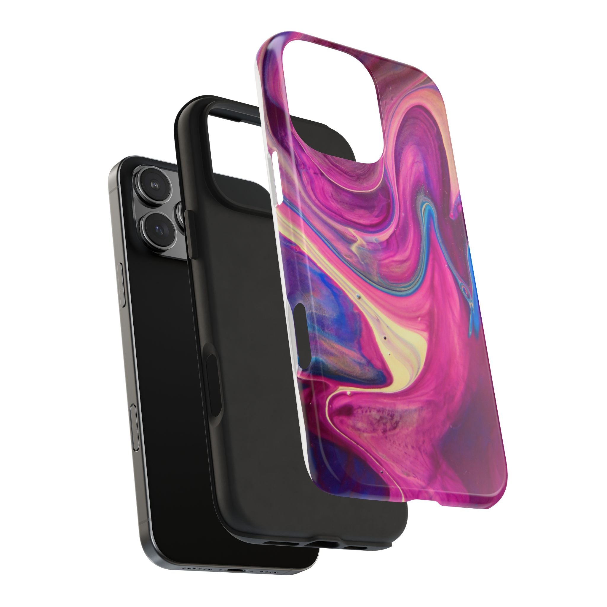 Phone Case | Protective Artistic Paint Pour Design