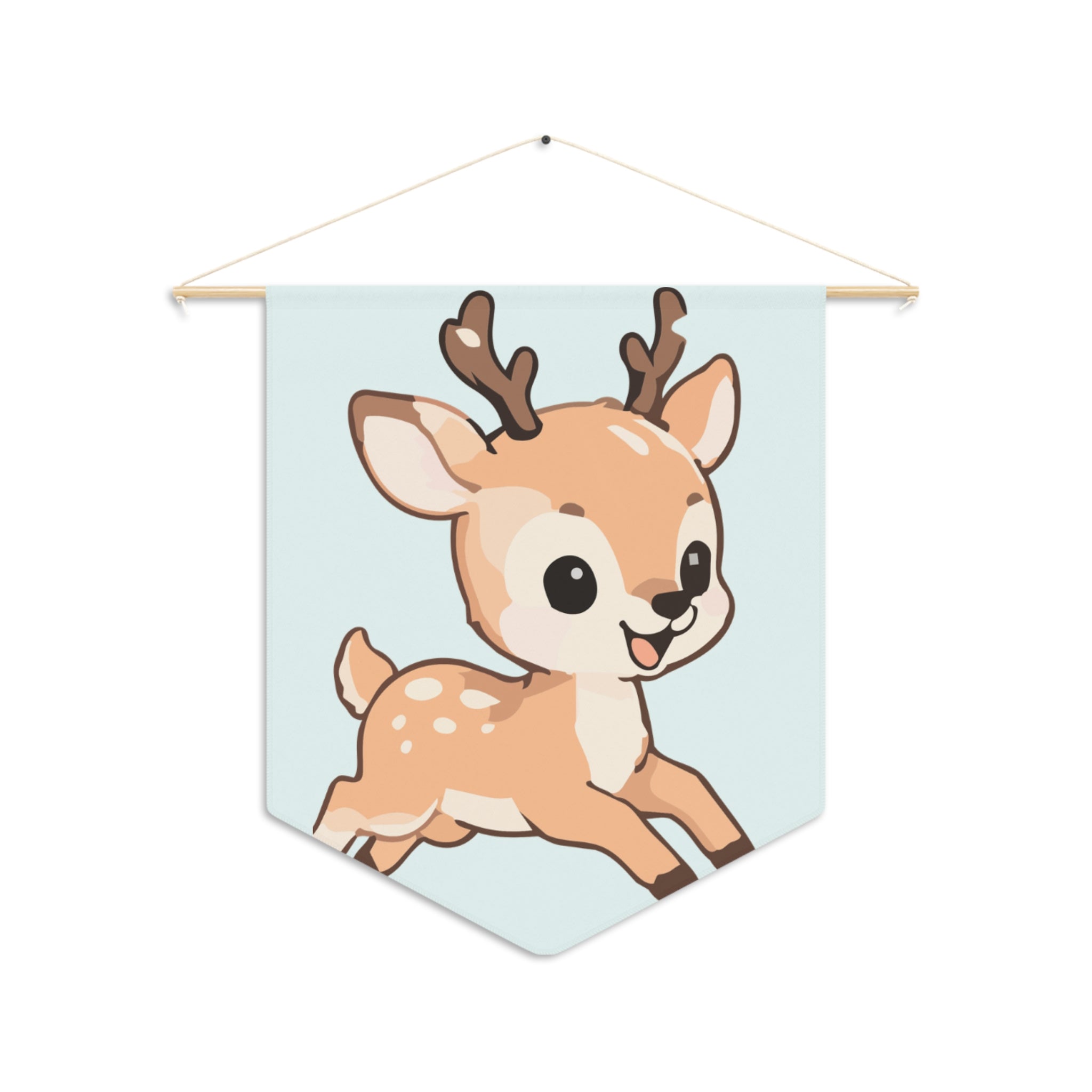Pennant Banner | Nursery Wall Flag, Child's Room, & Woodland Baby Shower Decor