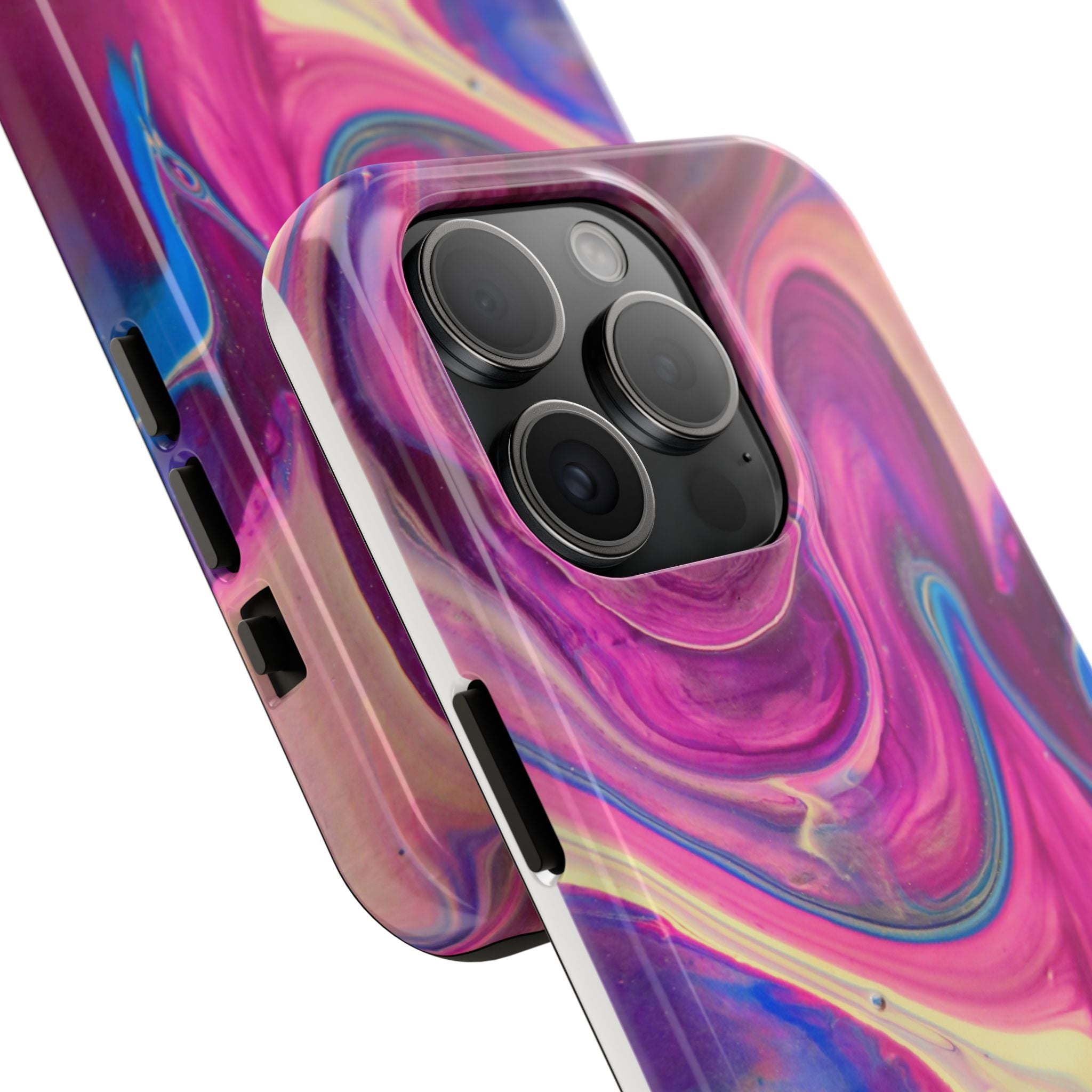 Phone Case | Protective Artistic Paint Pour Design