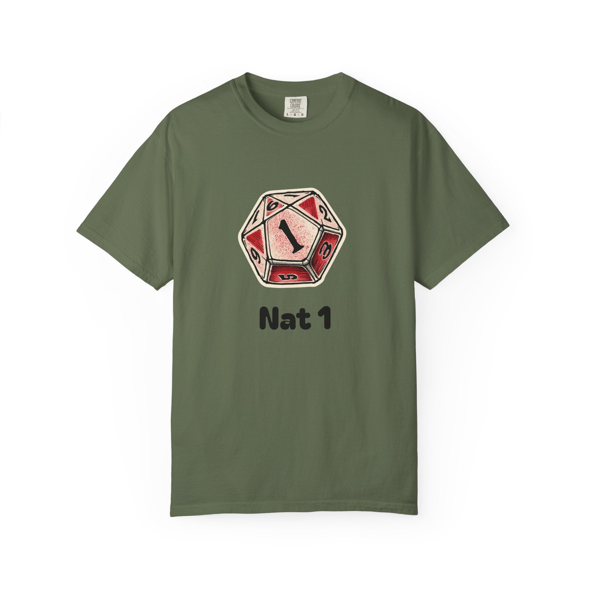 T-Shirt | Roleplaying RPG 'Nat 1' & 'Striving to Be the Whole Problem' Tee