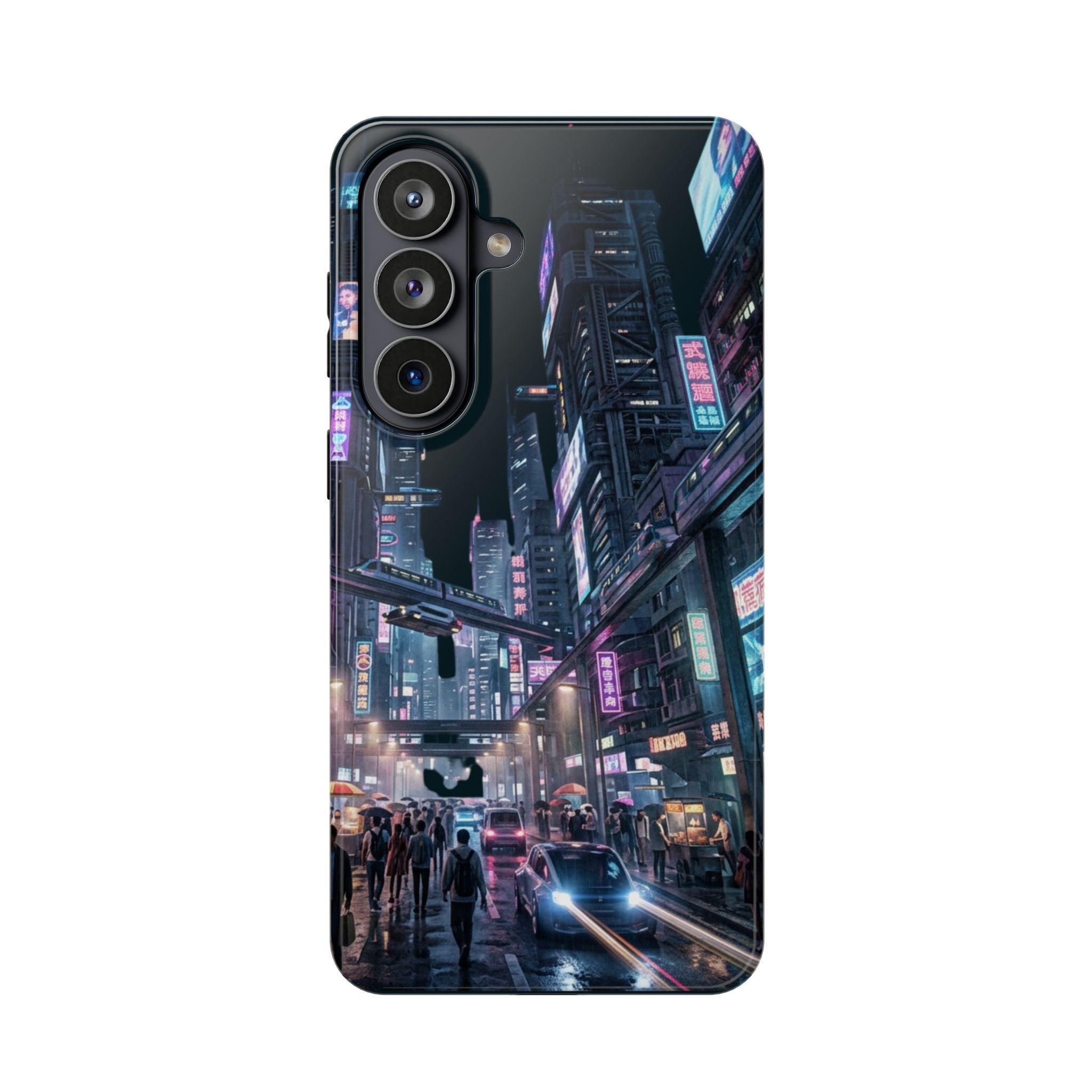 Phone Case | Cyberpunk City Magnetic Impact-Resistant Phone Cover
