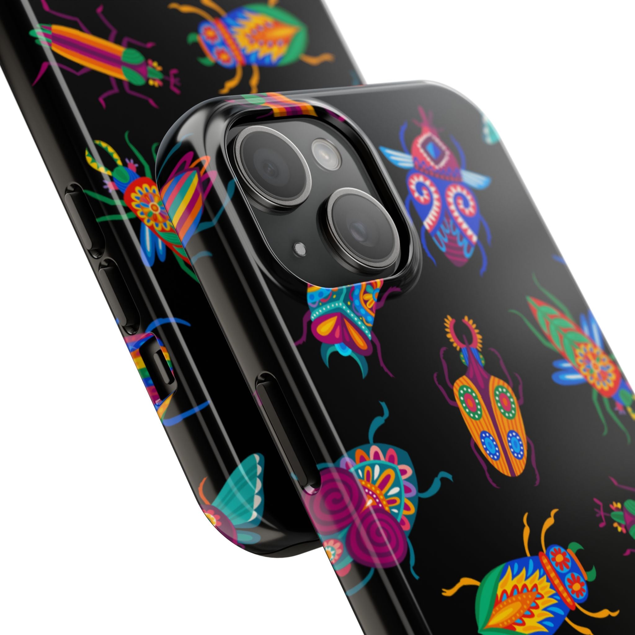 Phone Case | Neon Beetle Pattern Tough Protective Cover