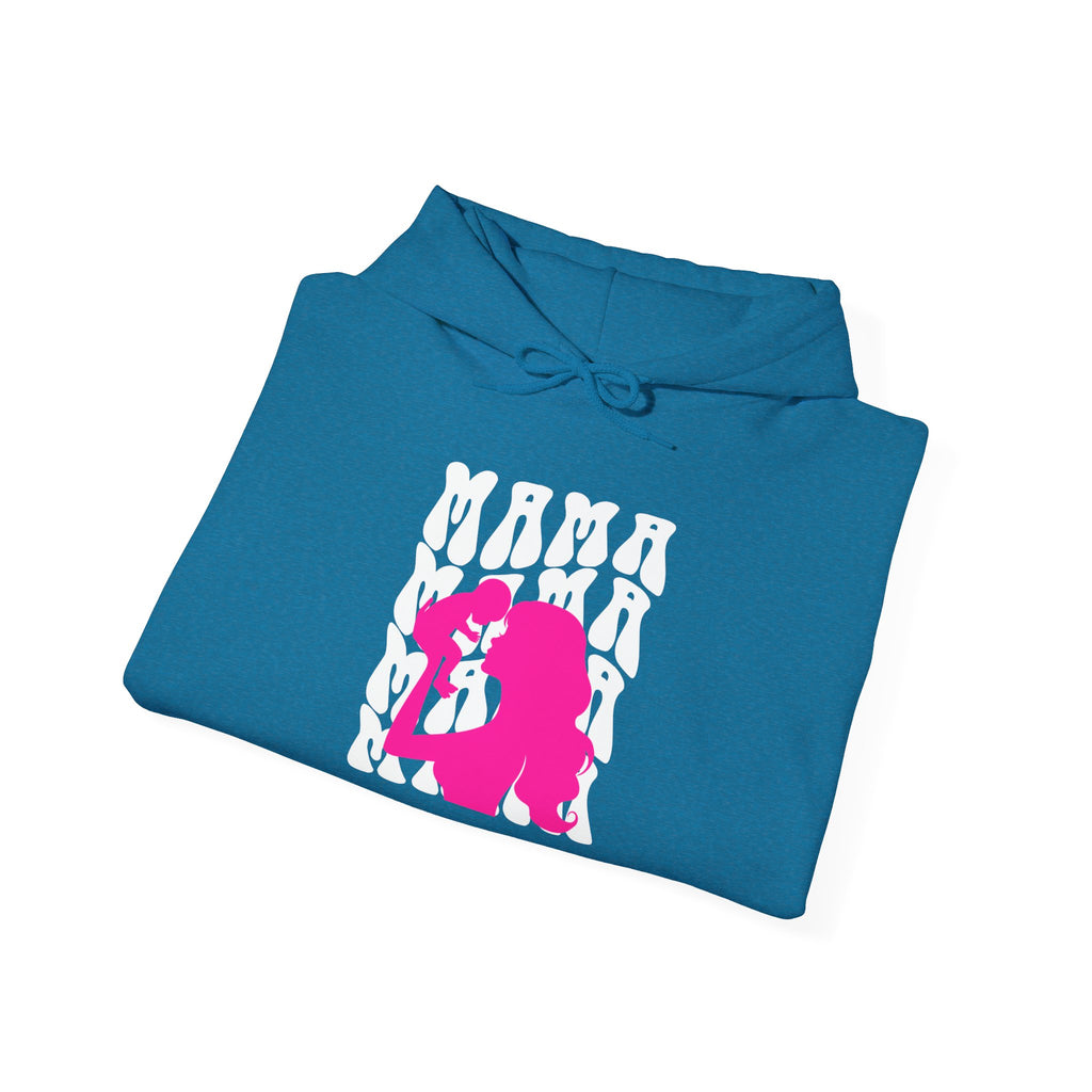 Hoodie | 'Mama' & Silhouette Pink Graphic