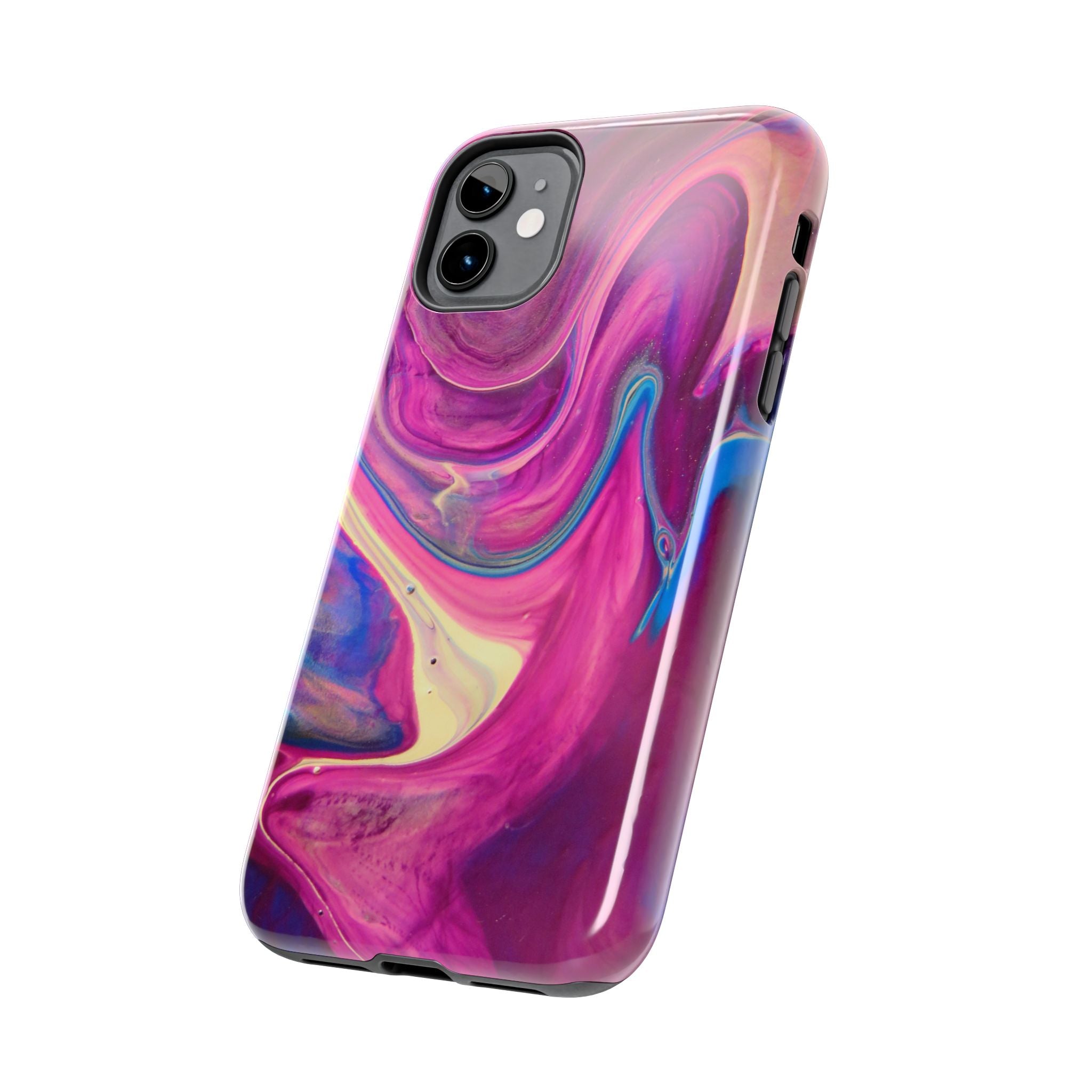 Phone Case | Protective Artistic Paint Pour Design