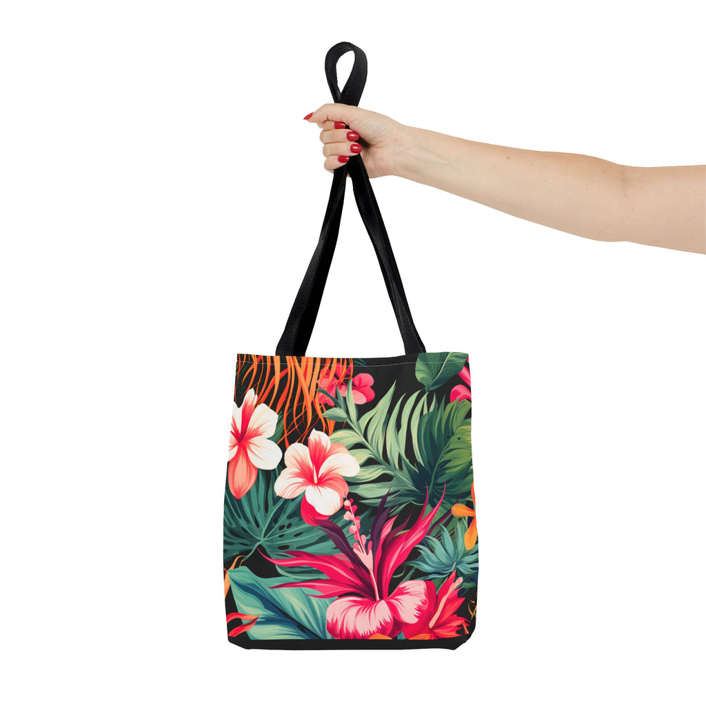 Tote Bag | Vibrant Tropical Beach & Market Tote