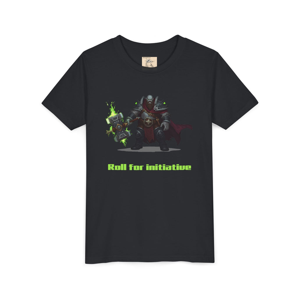 T-Shirt | 'Roll for Initiative' Fantasy RPG Character Youth Tee