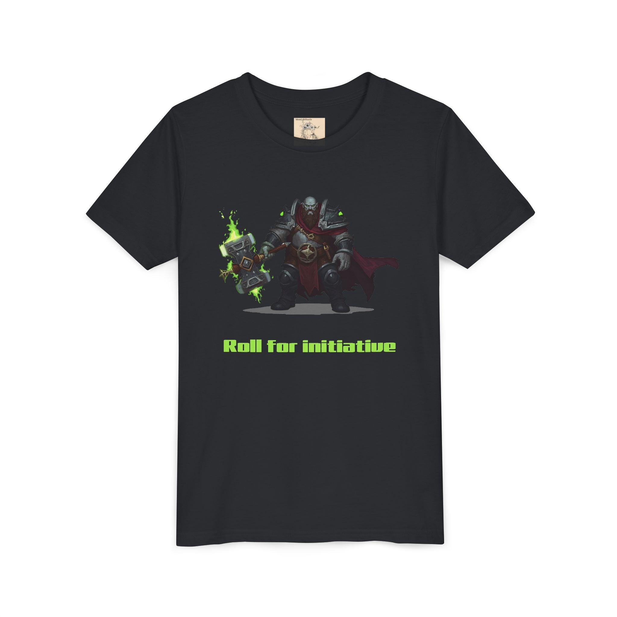 T-Shirt | 'Roll for Initiative' Fantasy RPG Character Youth Tee