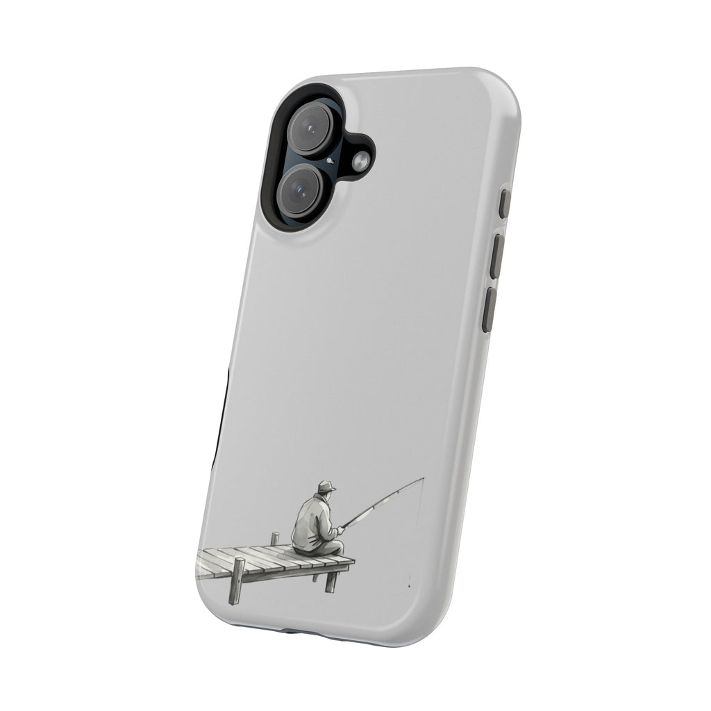 Phone Case | Fishing Dock Minimalist Magnetic Impact-Resistant Case