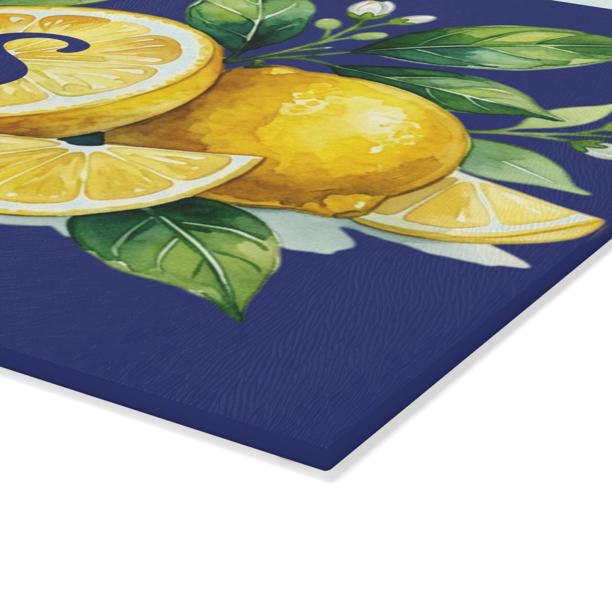 Glass Cutting Board | Personalized Citrus Kitchen Decor