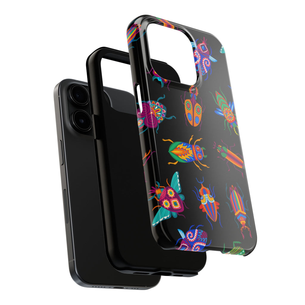 Phone Case | Neon Beetle Pattern Tough Protective Cover