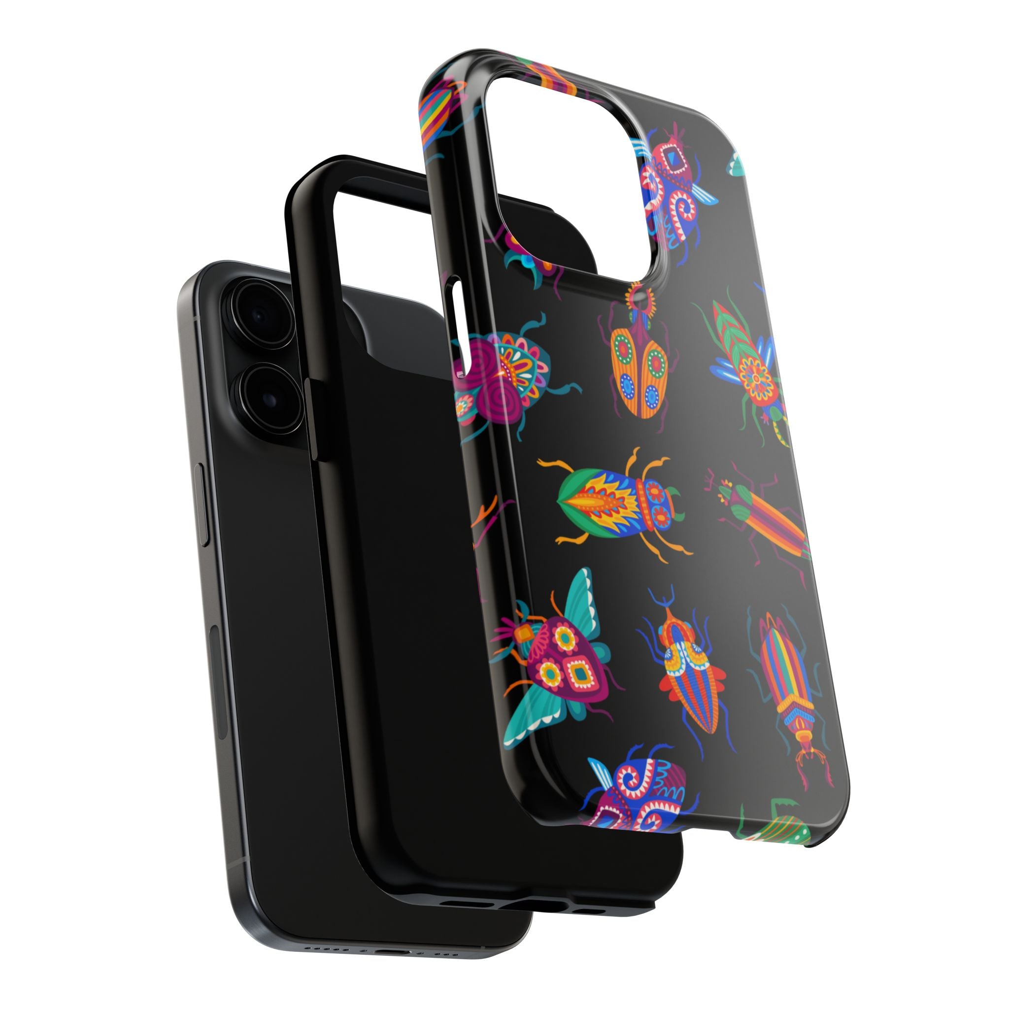 Phone Case | Neon Beetle Pattern Tough Protective Cover