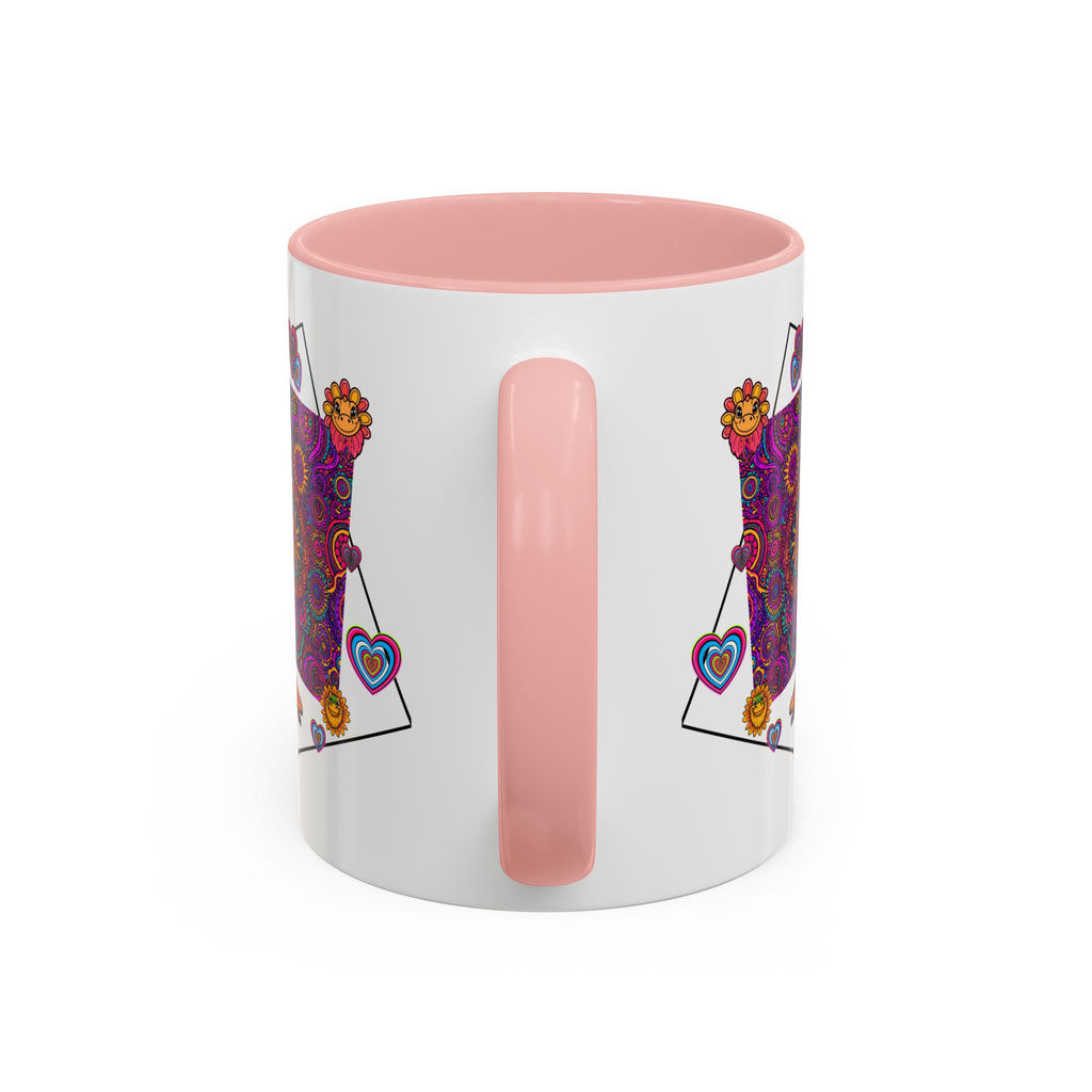 Coffee Mug | Psychedelic Lizards Accent Ceramic Mug
