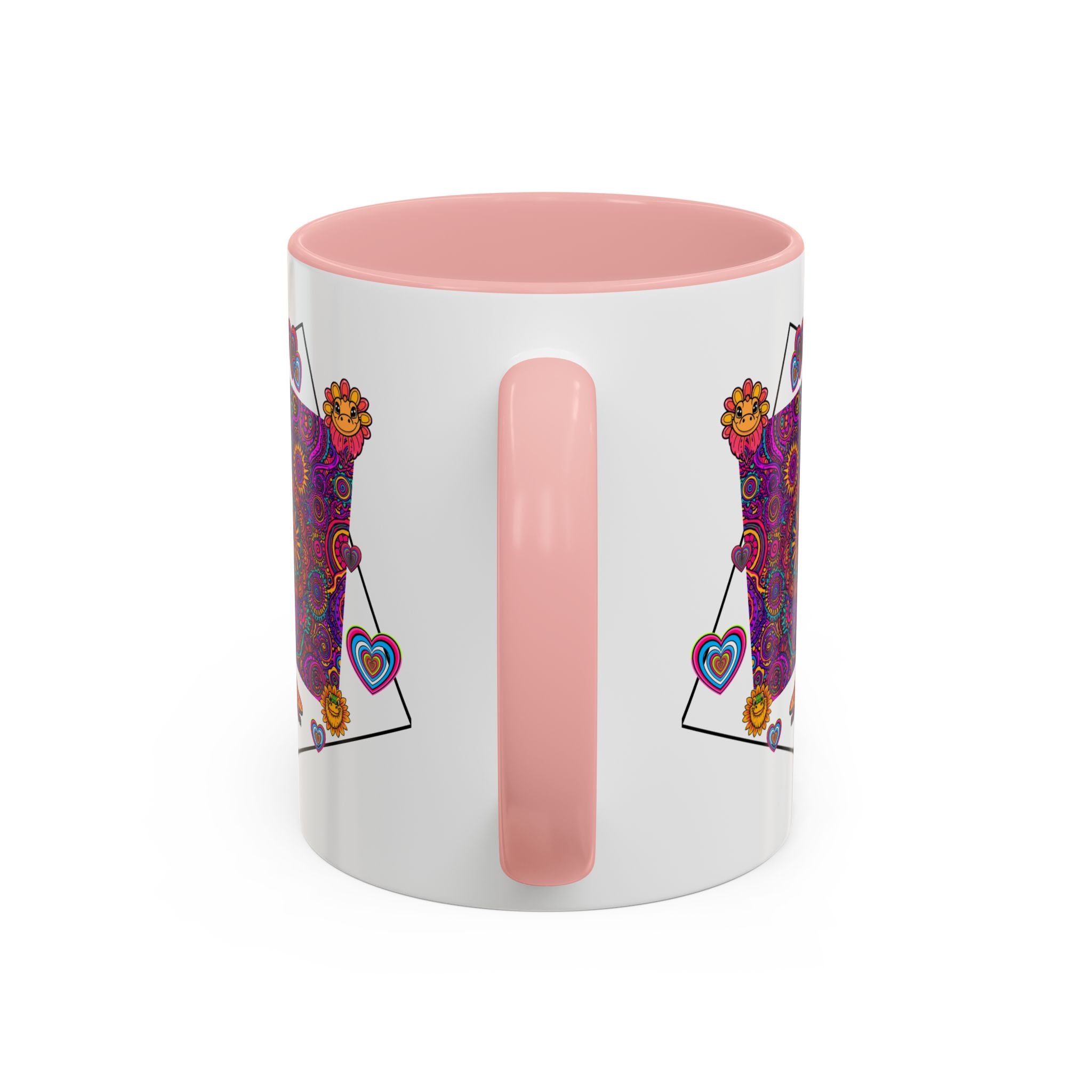 Coffee Mug | Psychedelic Lizards Accent Ceramic Mug