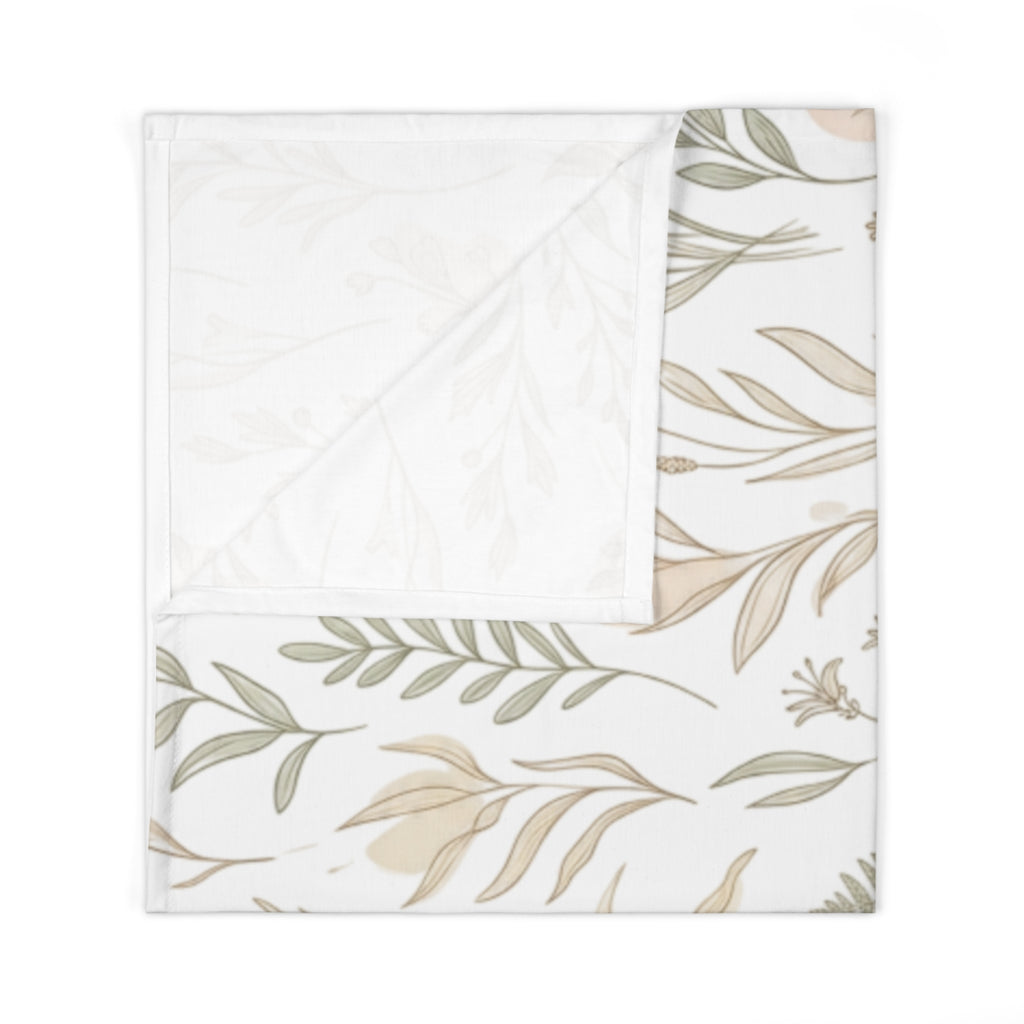 Baby Swaddle Blanket | Gender Neutral Botanical Newborn Wrap