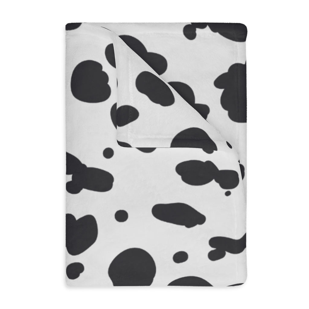 Cozy Spots and Paws Double-Sided Velveteen Throw