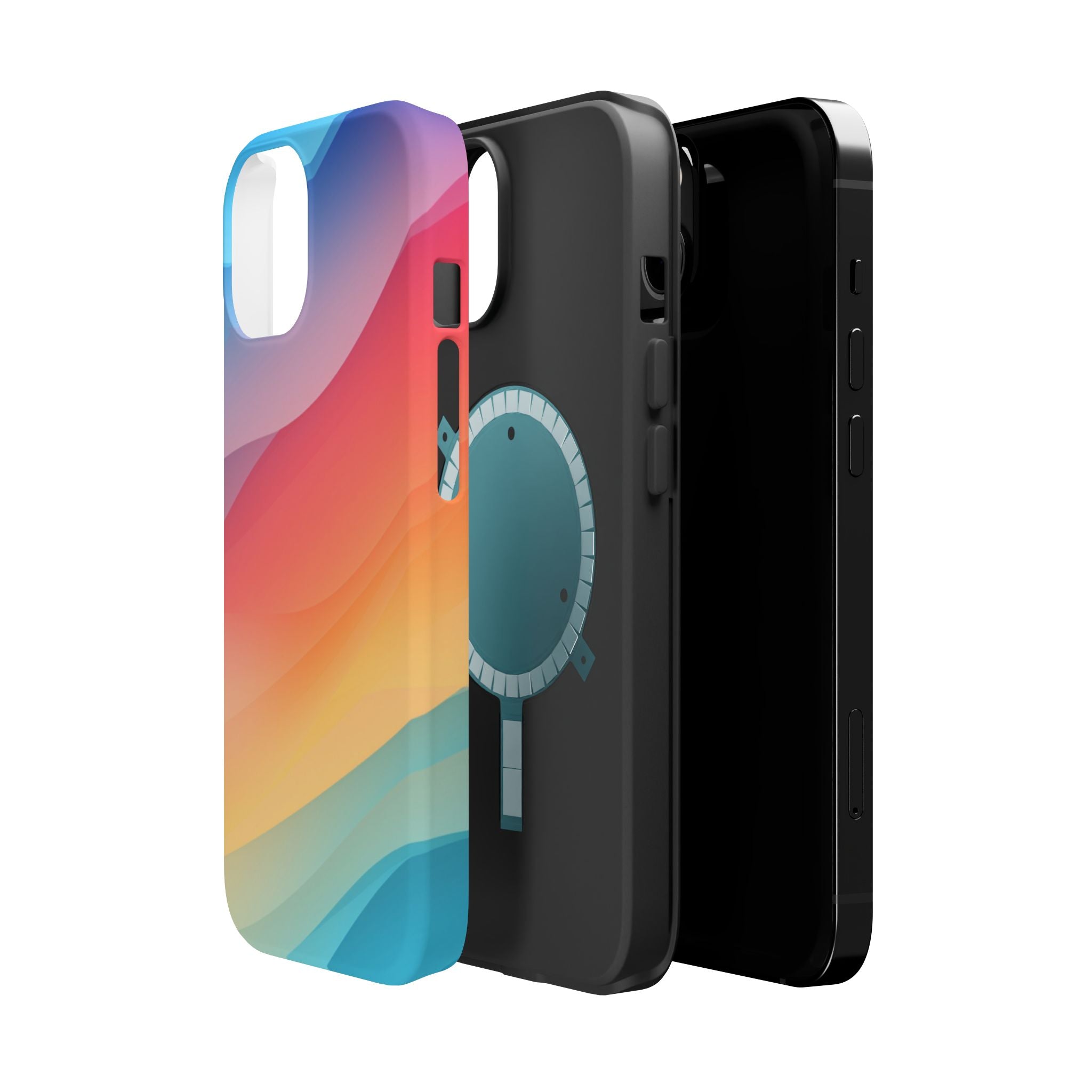 Phone Case | Gradient Sunset Magnetic Impact-Resistant Phone Shield
