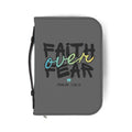 Bible Cover | Psalms 118:6 Scripture Zippered Case 'Faith Over Fear'