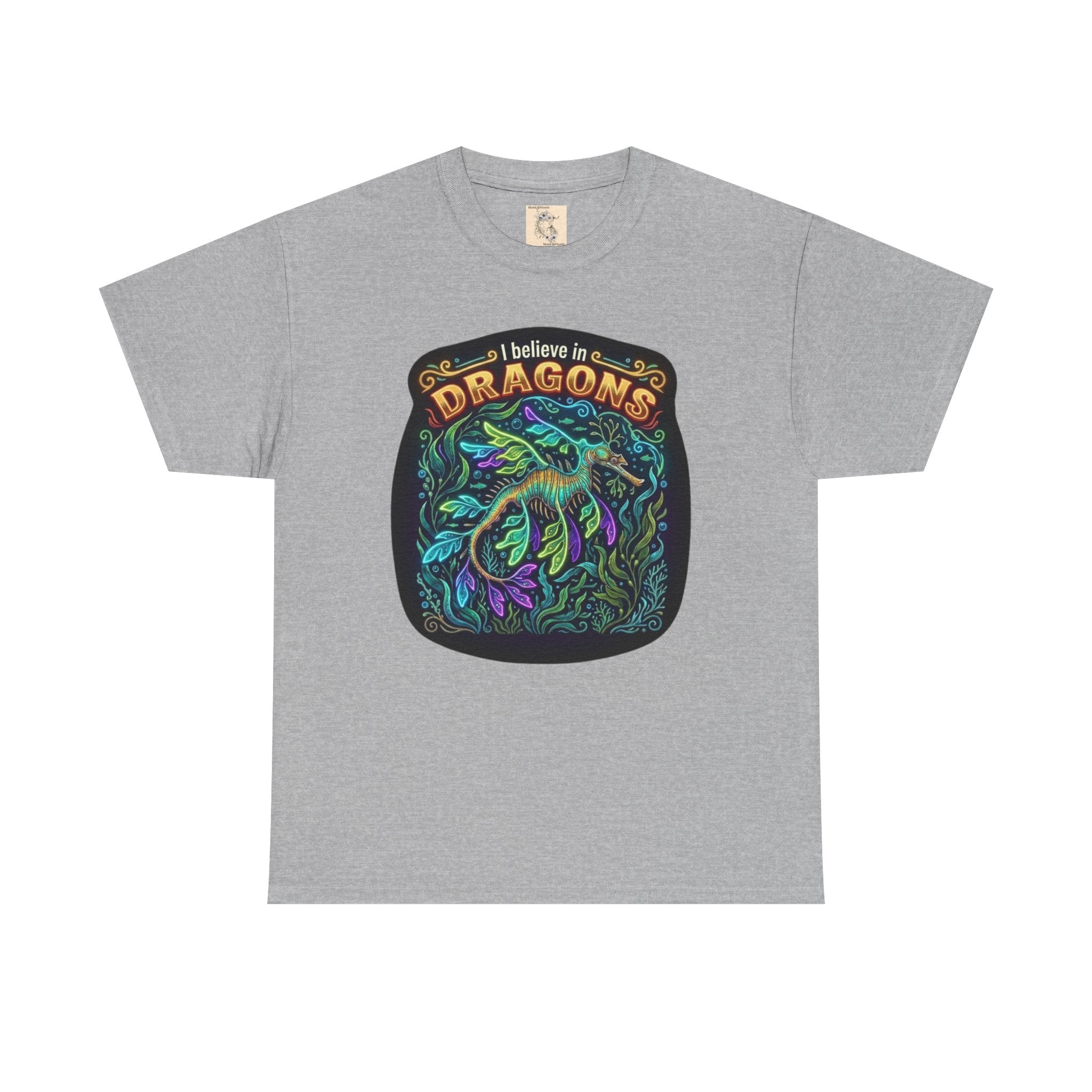 T-Shirt | 'I Believe in Dragons' Colorful Graphic Tee