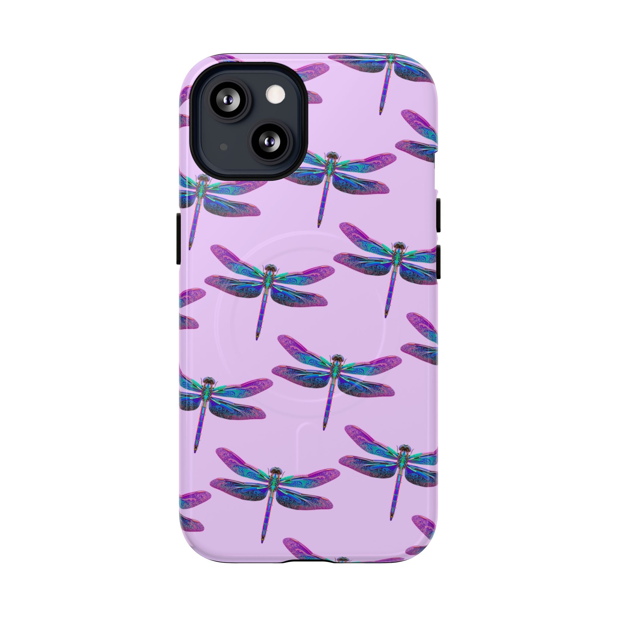 Phone Case | Blue Purple Dragonfly Tough Magnetic Case