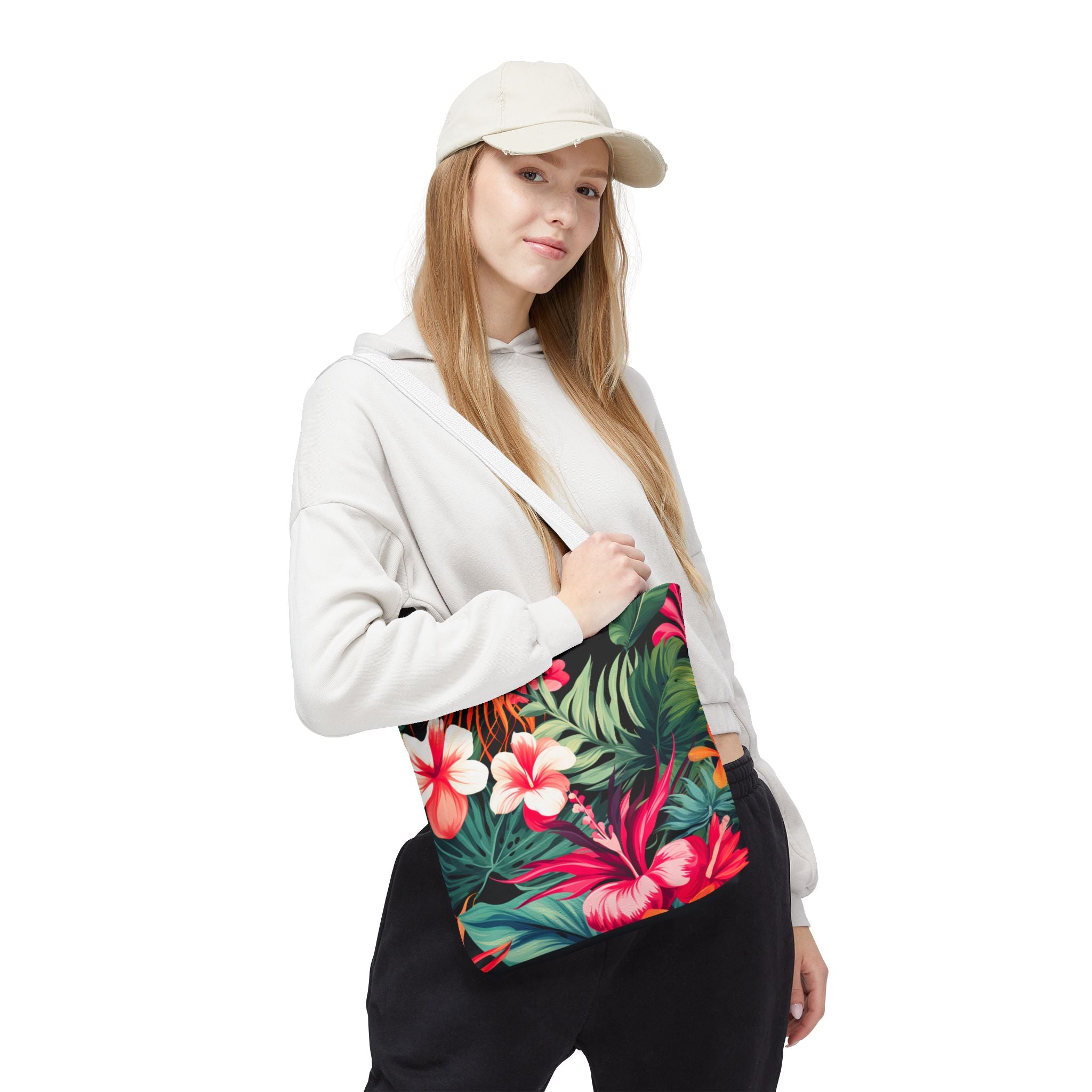 Tote Bag | Vibrant Tropical Beach & Market Tote