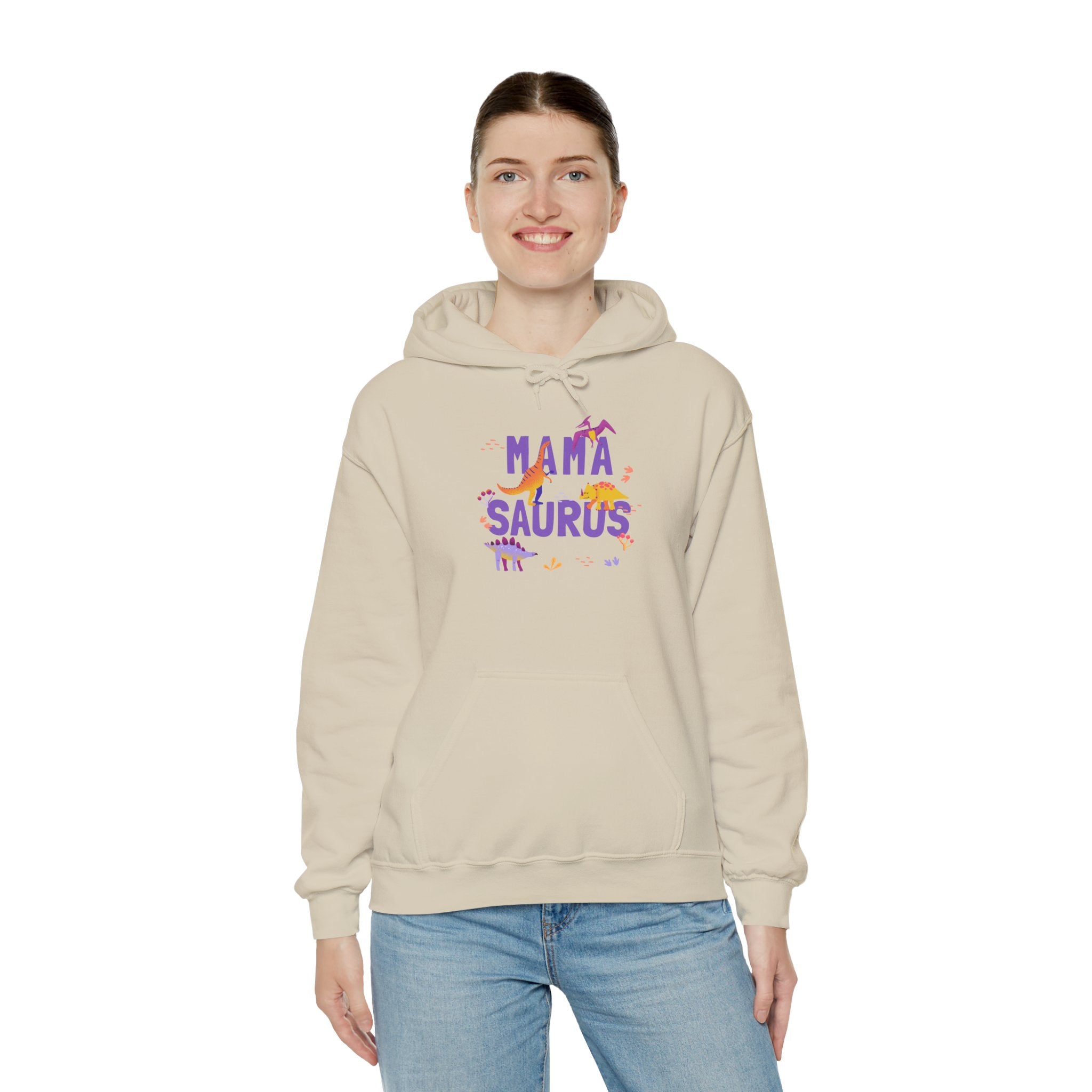 Hoodie | 'Mama Saurus' Graphic Sweatshirt