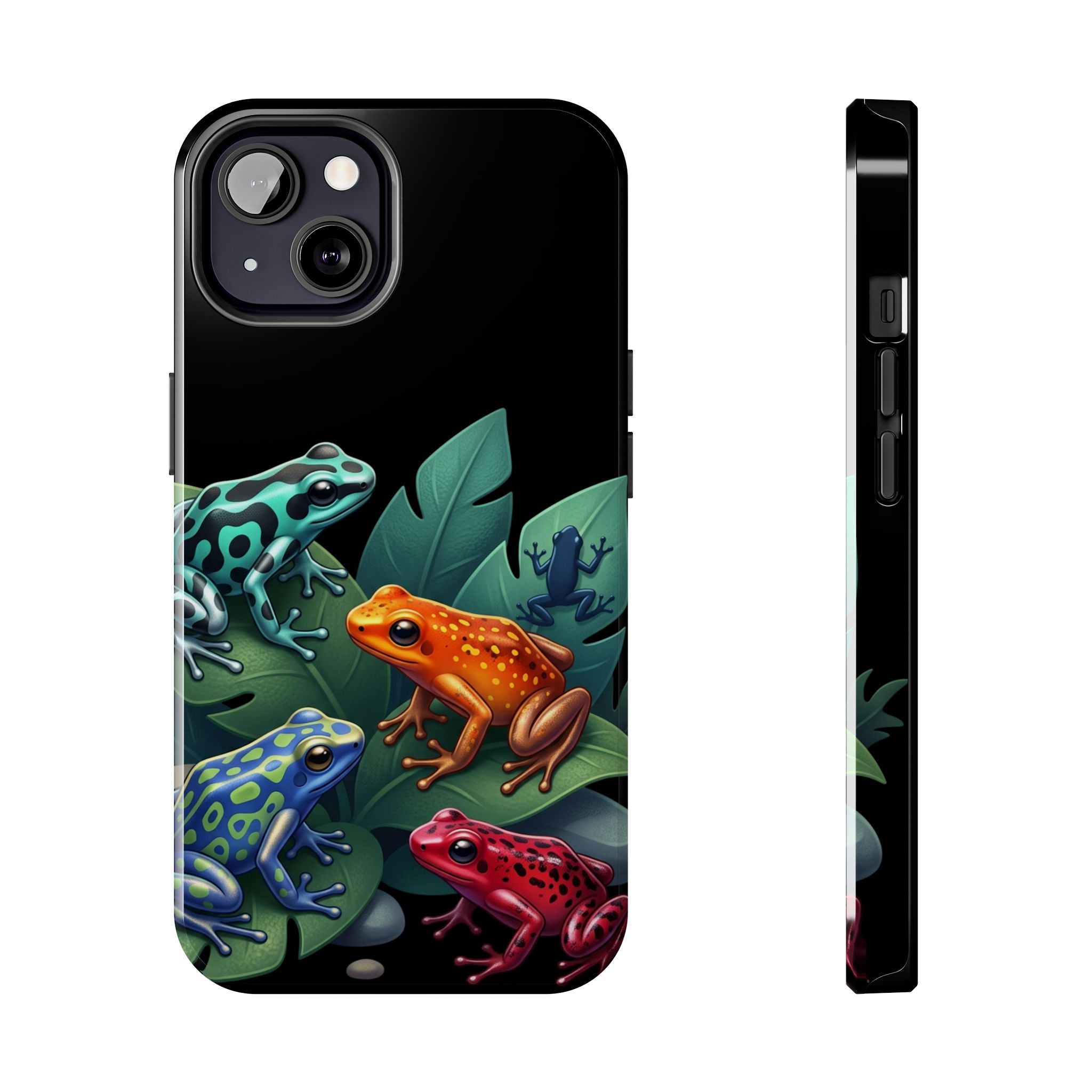 Phone Case | Colorful Dart Frog Design Tough Protective Case