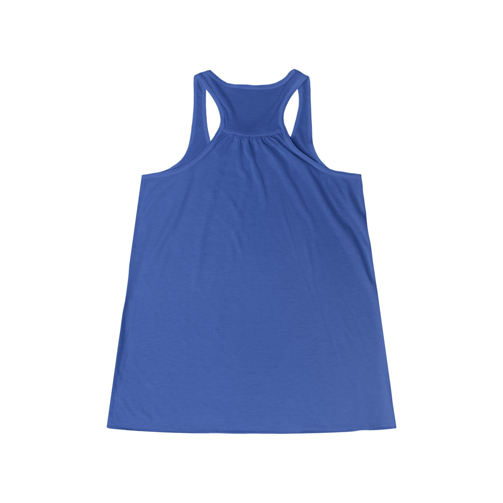 Music Lover Guitarist Silhouette Flowy Racerback Tank Top