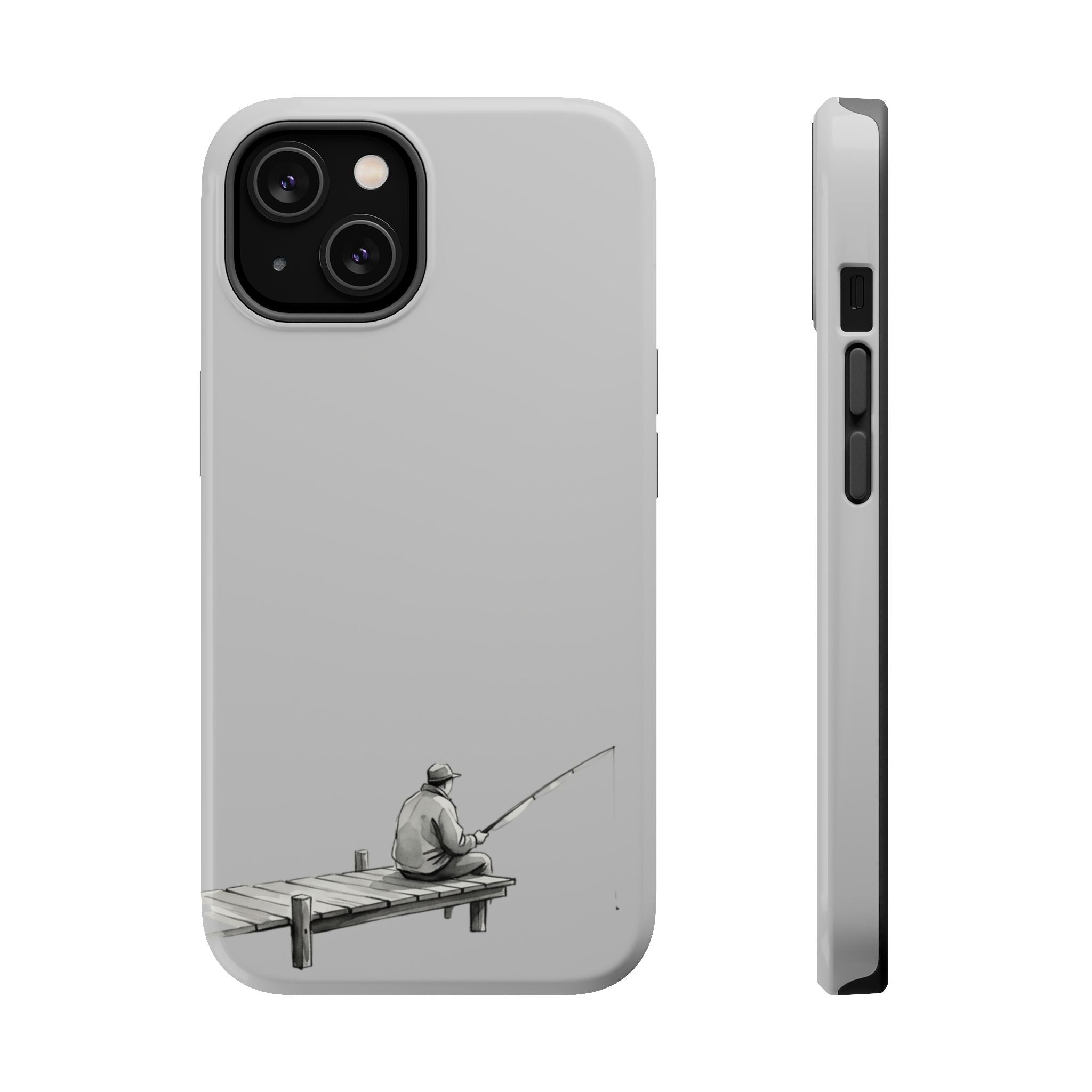 Phone Case | Fishing Dock Minimalist Magnetic Impact-Resistant Case