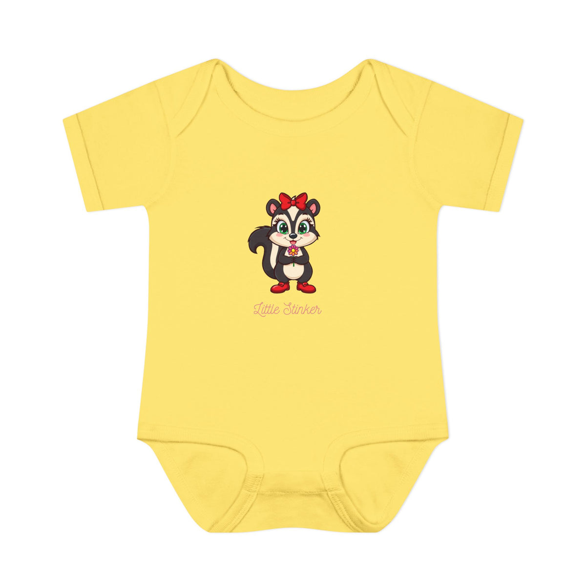 Adorable "Little Stinker" Graphic Onesie