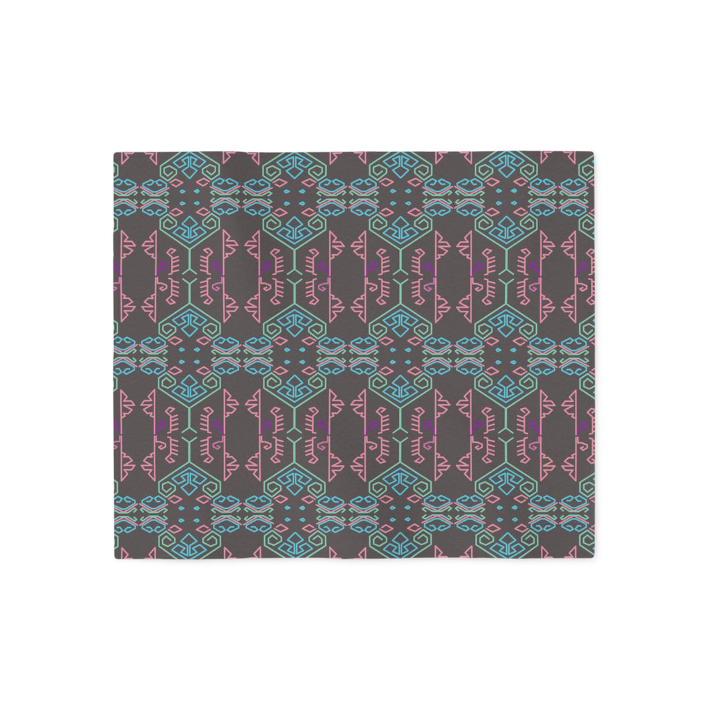Playful Boho Geometric Sweatshirt Blanket