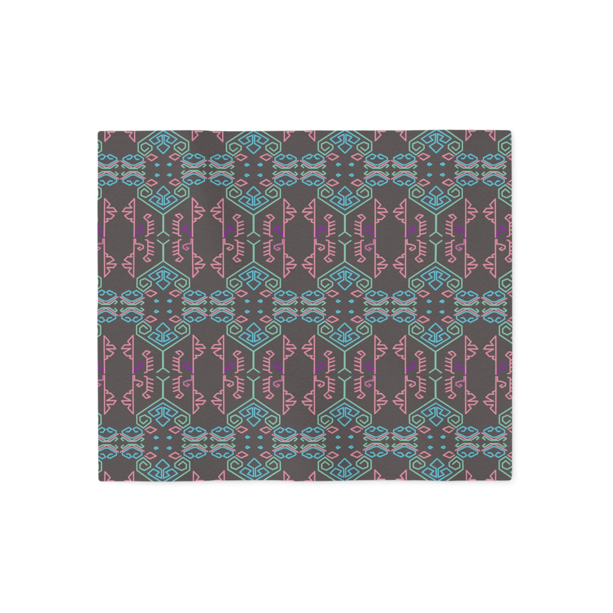 Playful Boho Geometric Sweatshirt Blanket