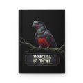 Journal | 'Dracula Is Real' Dracula Parrot Hardcover Notebook