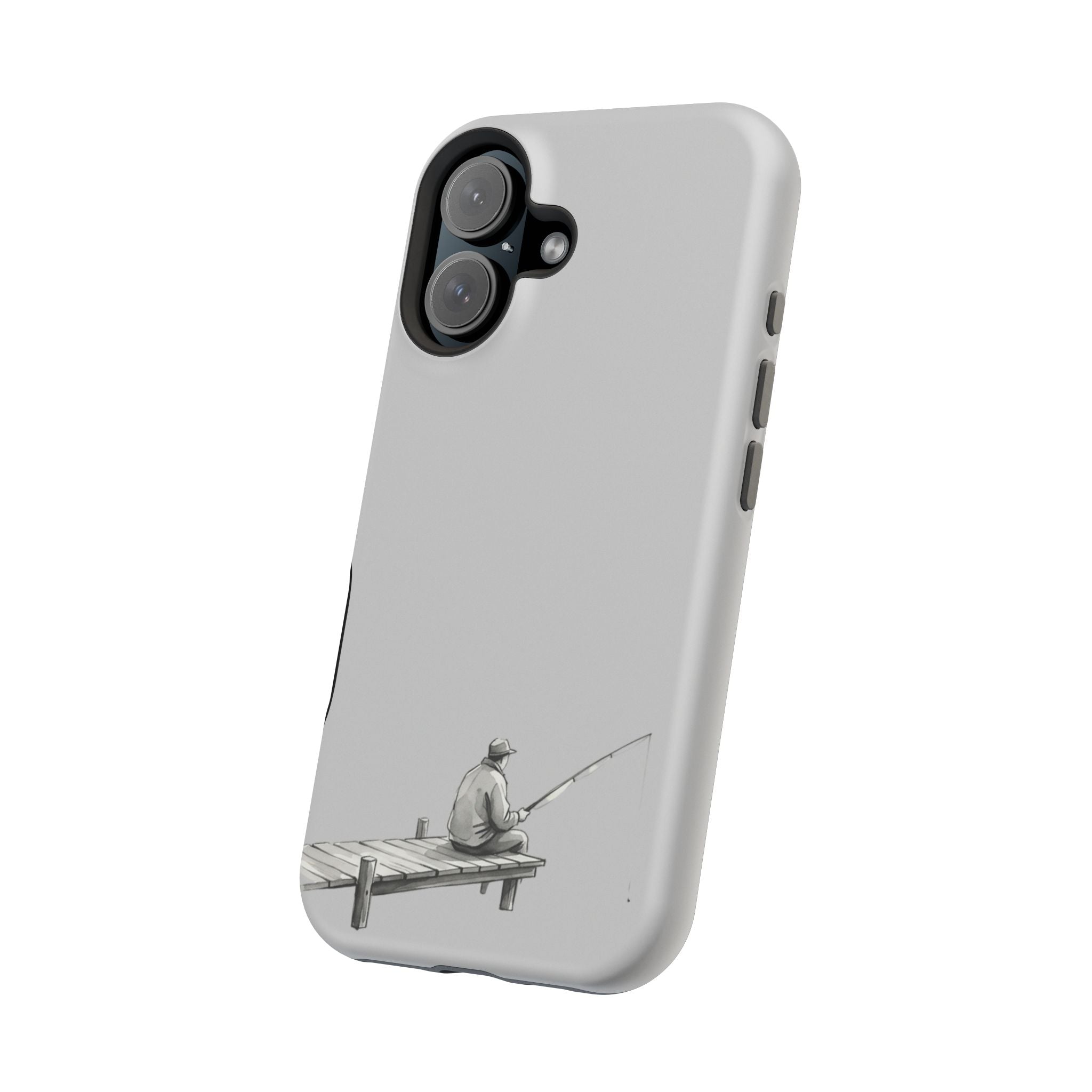 Phone Case | Fishing Dock Minimalist Magnetic Impact-Resistant Case